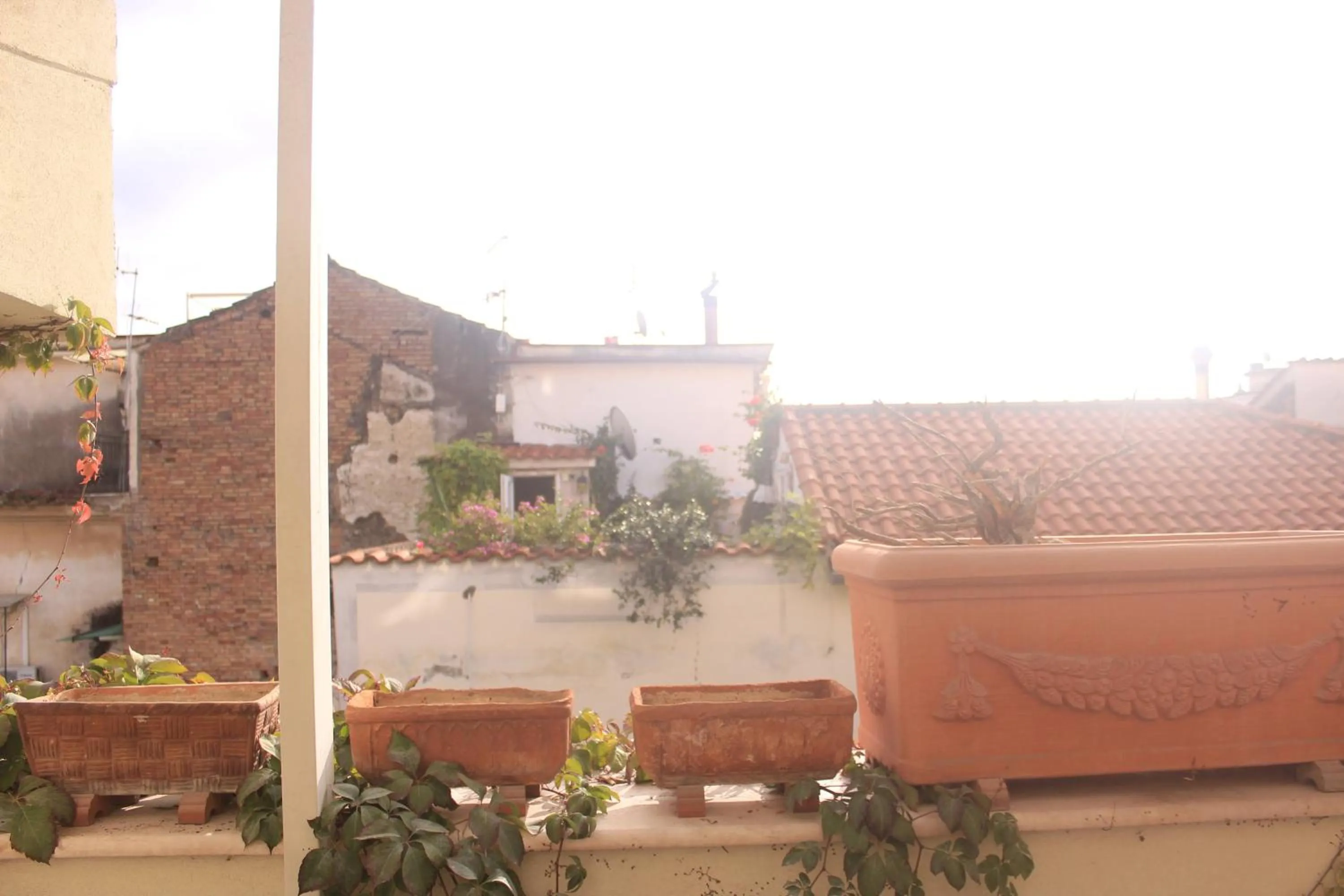 Balcony/Terrace in Salerno Experience Hostel