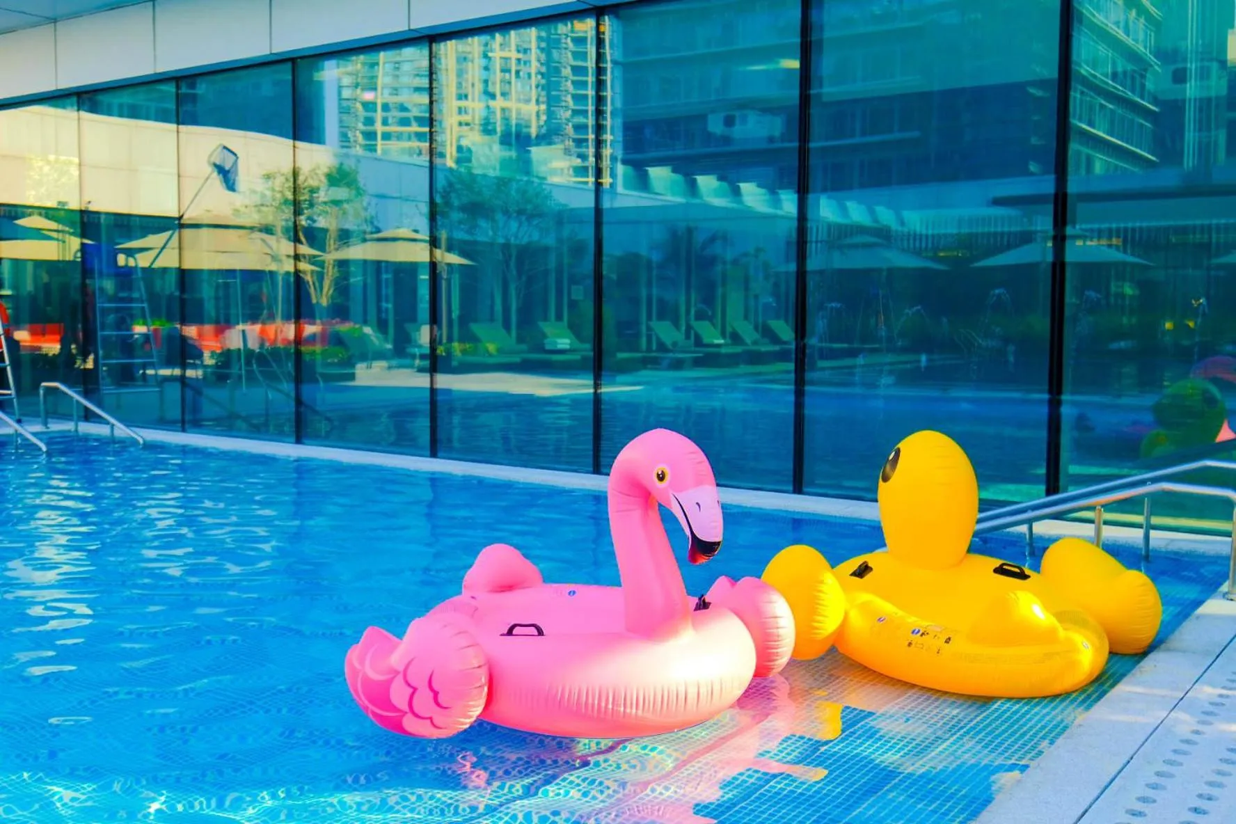 Pool view in InterContinental Foshan DongPing