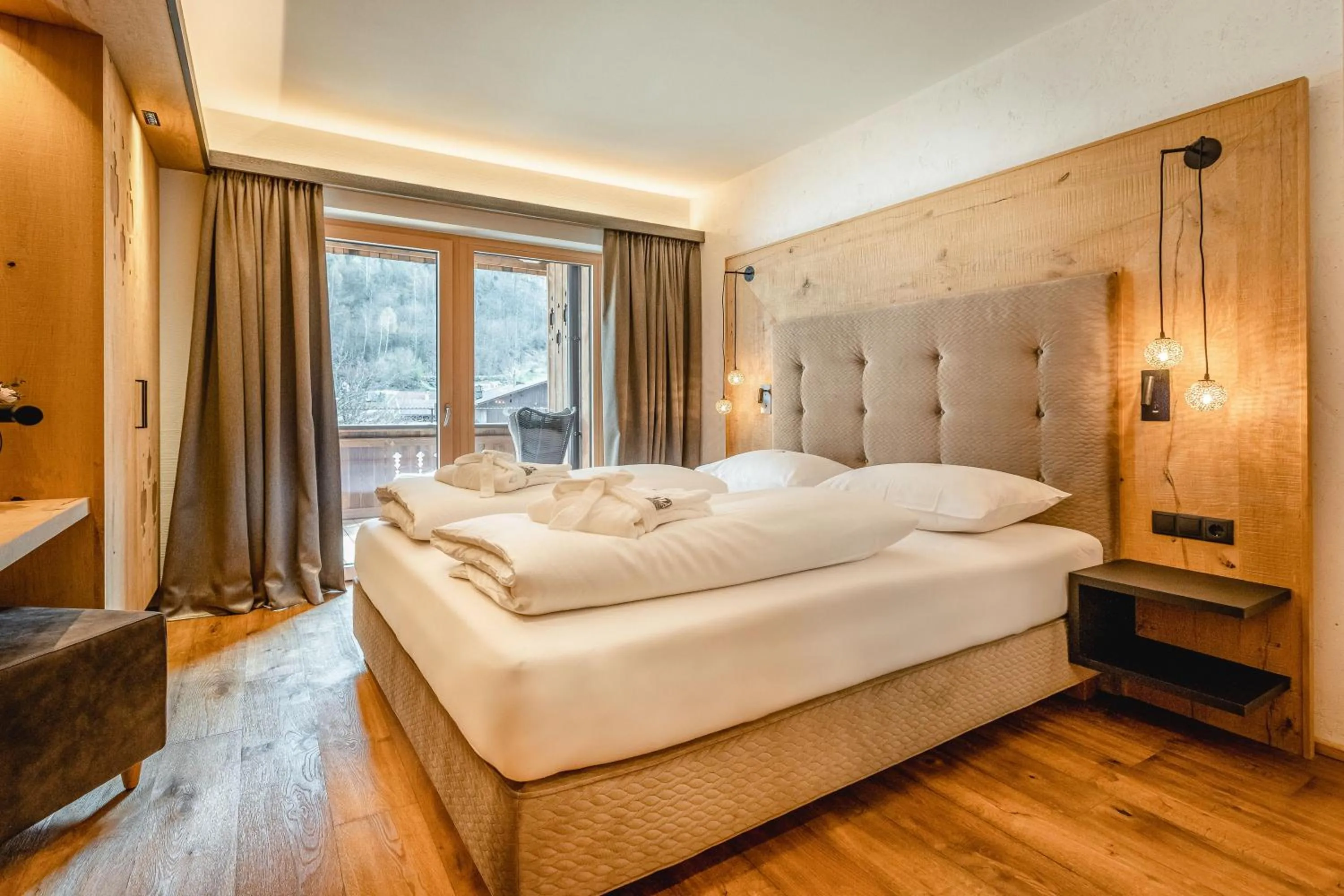 Bed in Apartmenthaus Wiesenhof