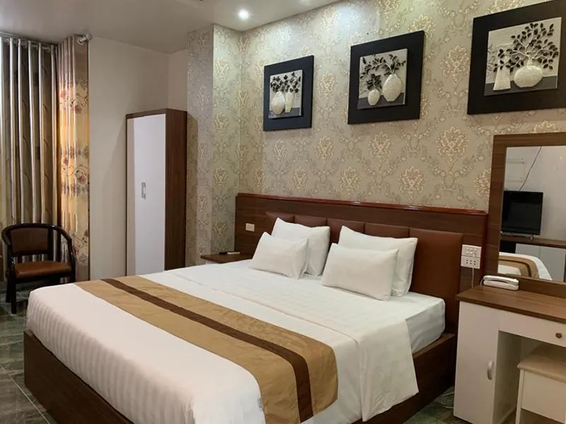 Bed in Hotel Nhất Ly
