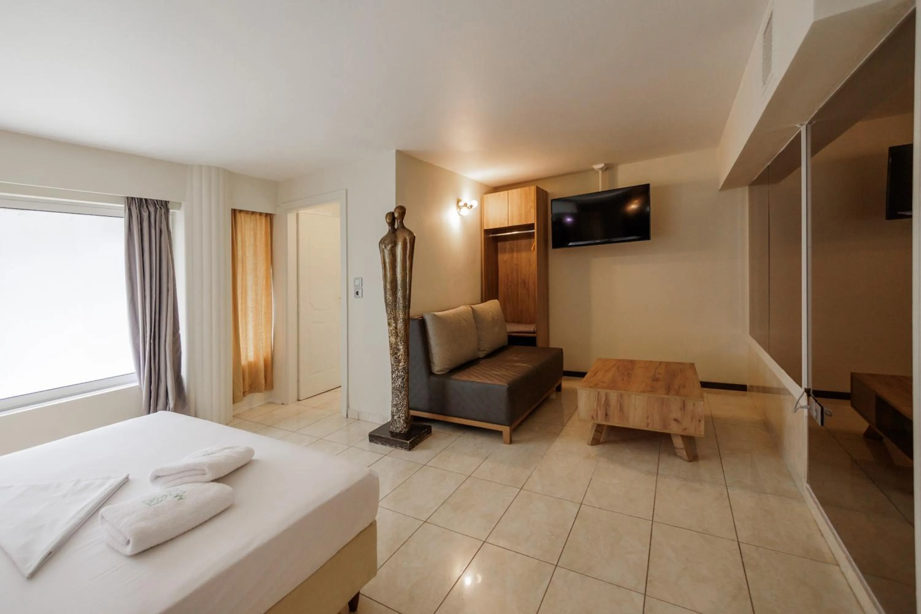 Bedroom, Bed in Aachen