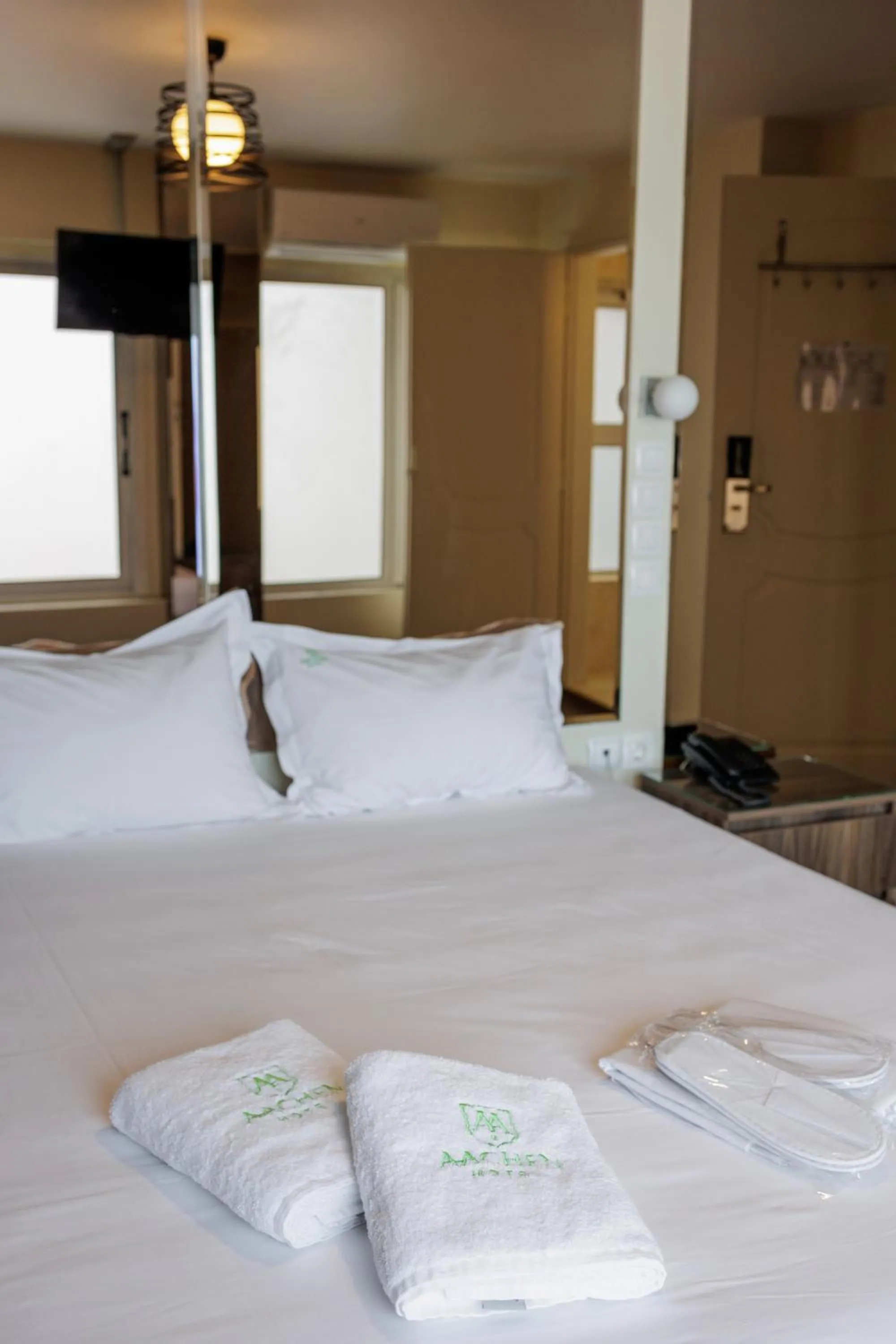 Bedroom, Bed in Aachen