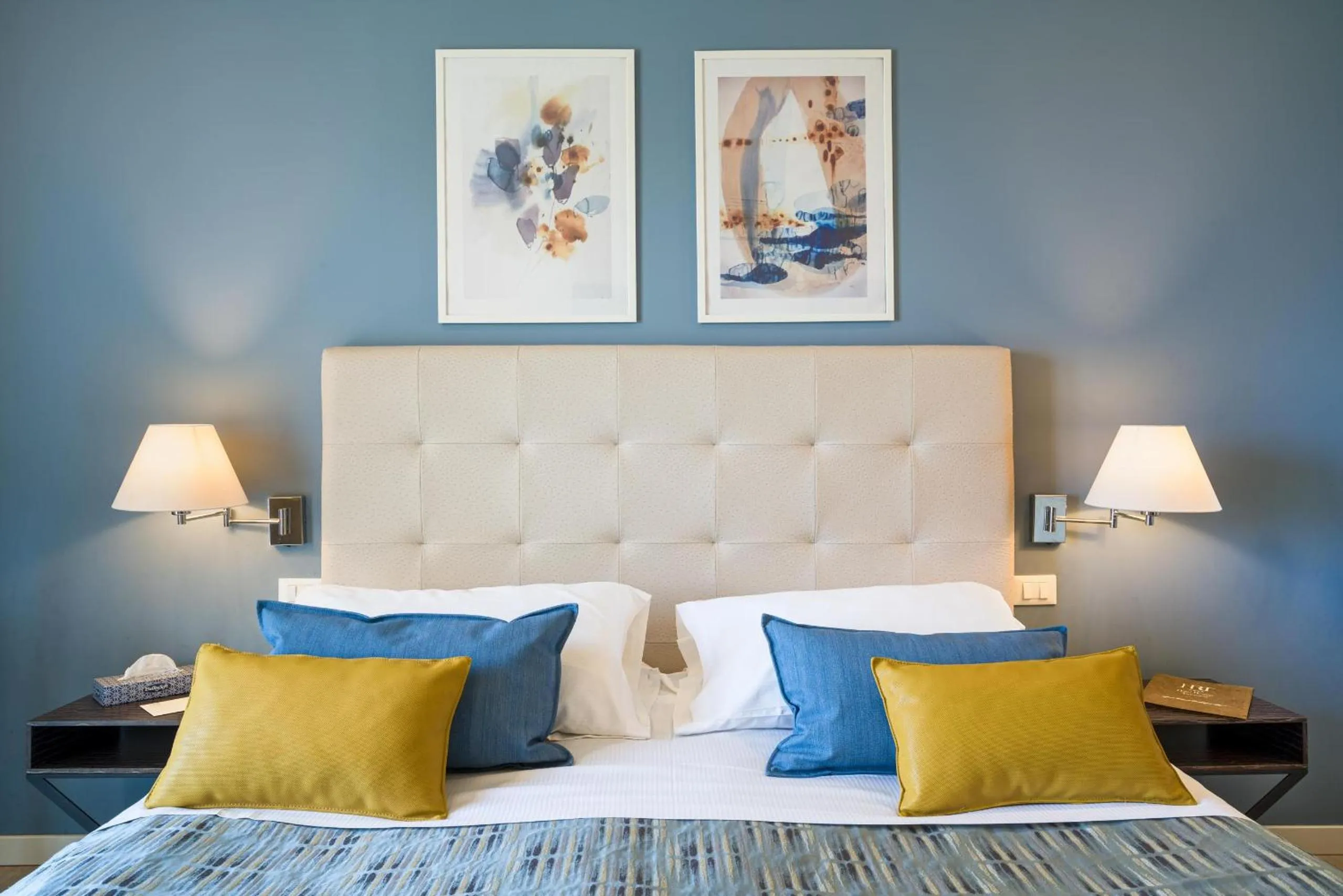 Bedroom, Bed in Hotel Rivage Taormina