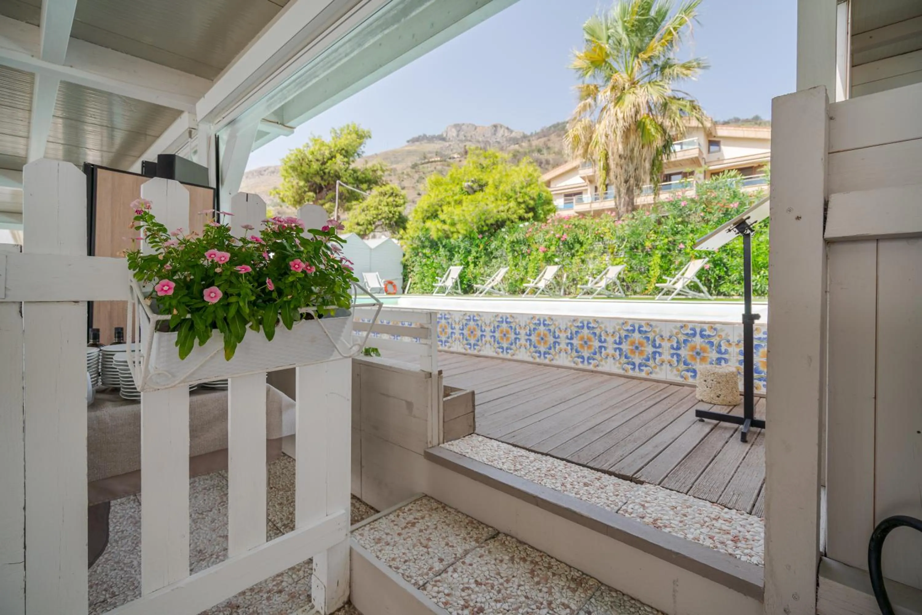 Garden view in Hotel Rivage Taormina