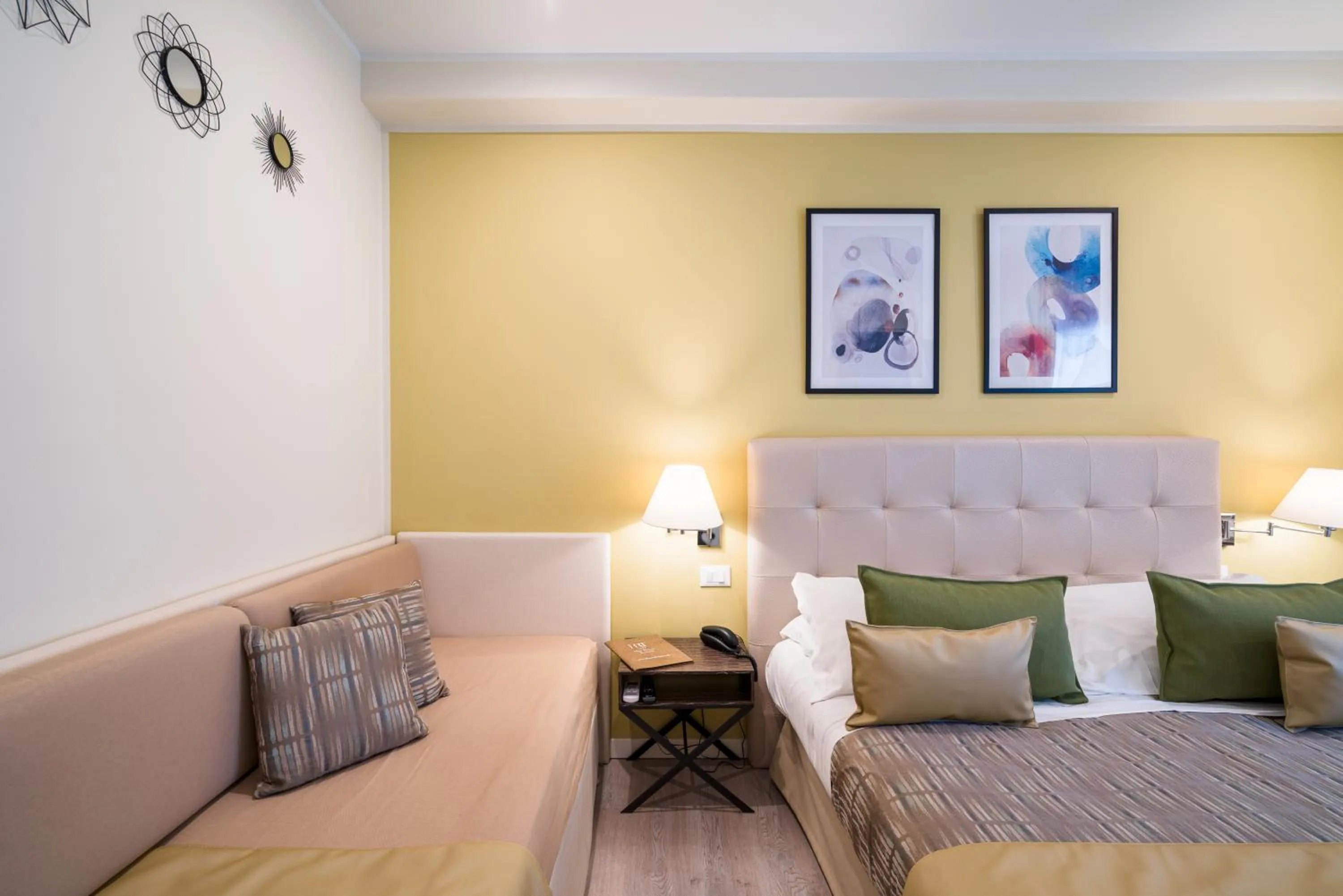 Bedroom, Bed in Hotel Rivage Taormina