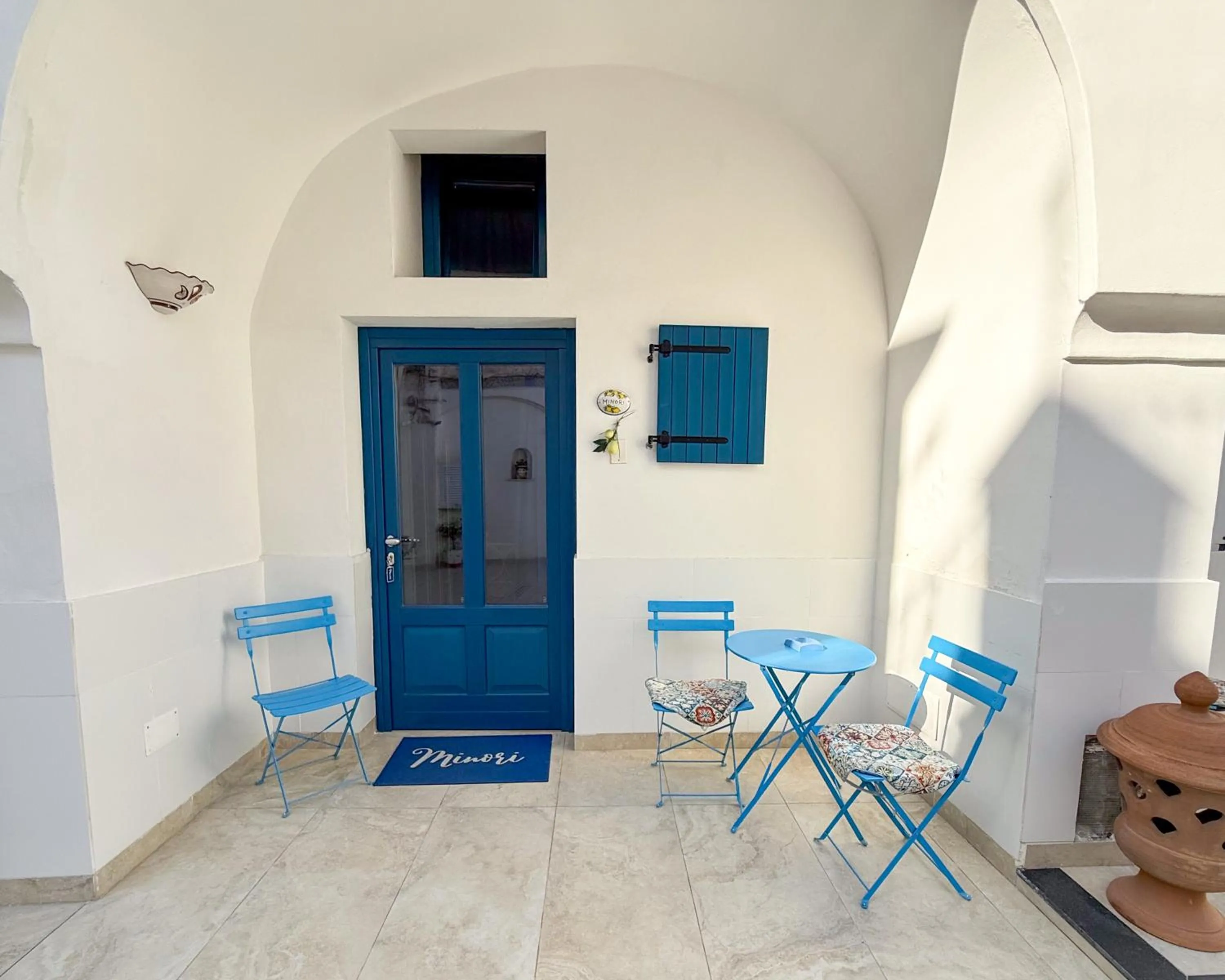 Patio in B&B SOGNANDO VIETRI e SPA ESCLUSIVA