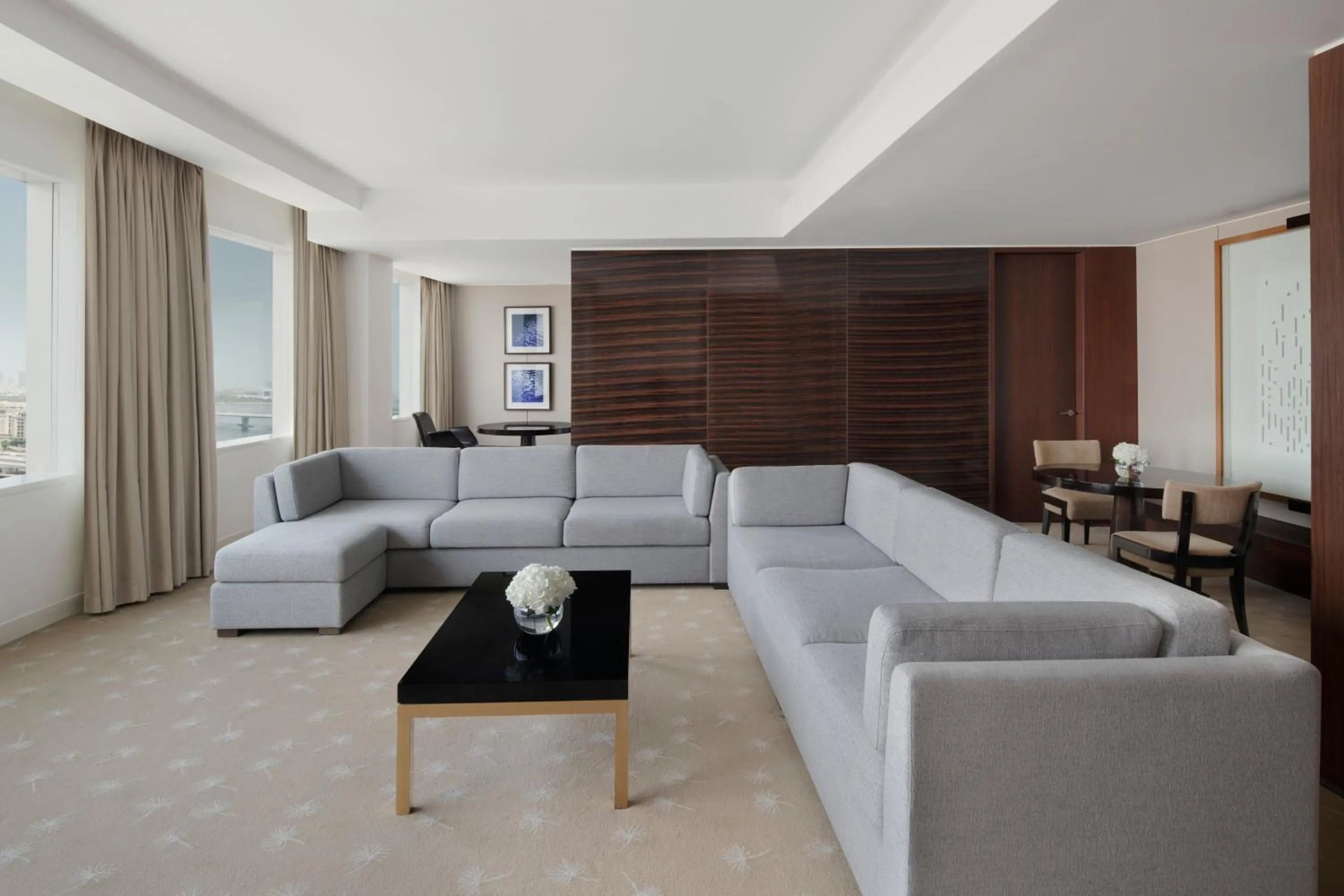 Living room in InterContinental Dubai Festival City by IHG