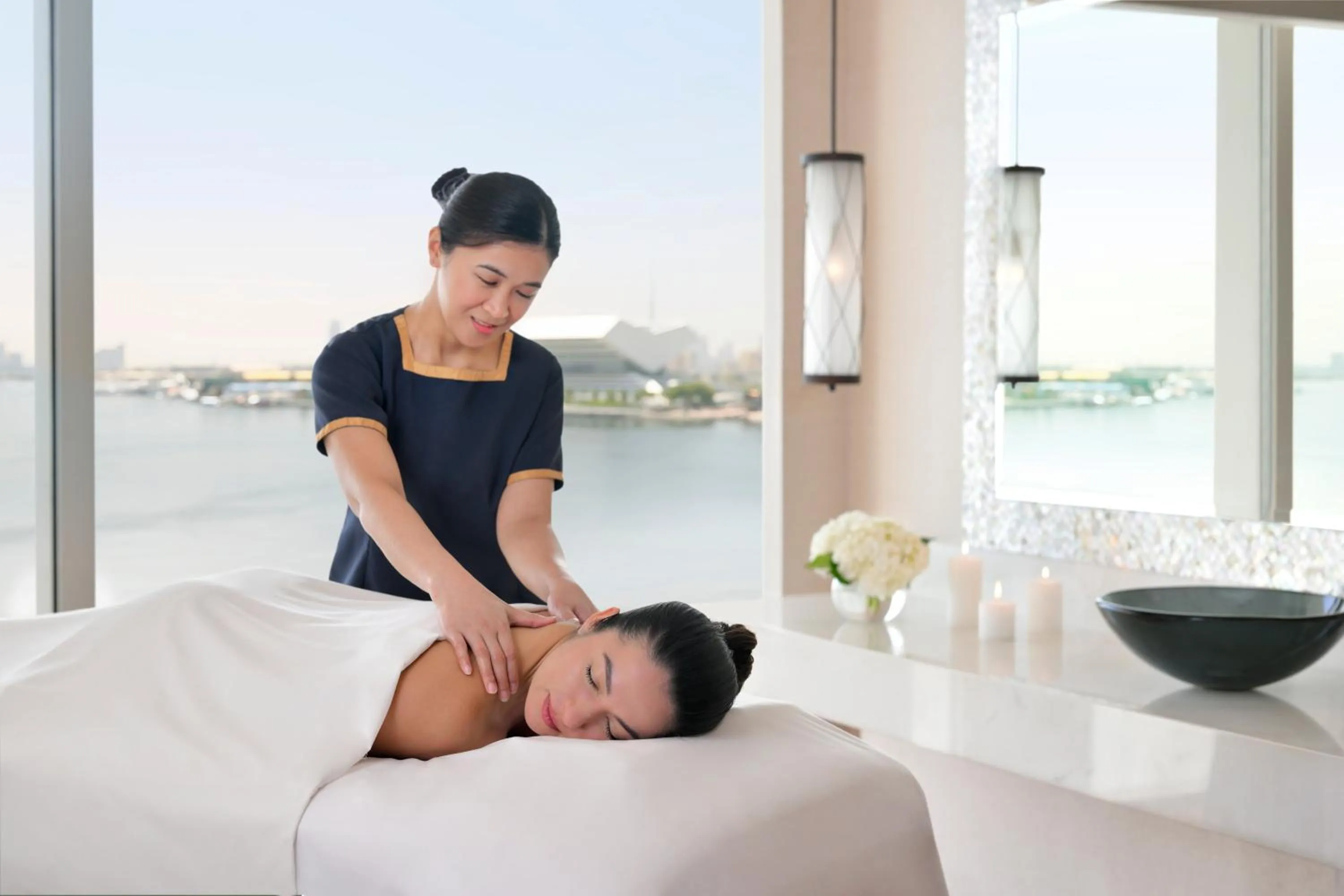 Spa and wellness centre/facilities in InterContinental Dubai Festival City by IHG