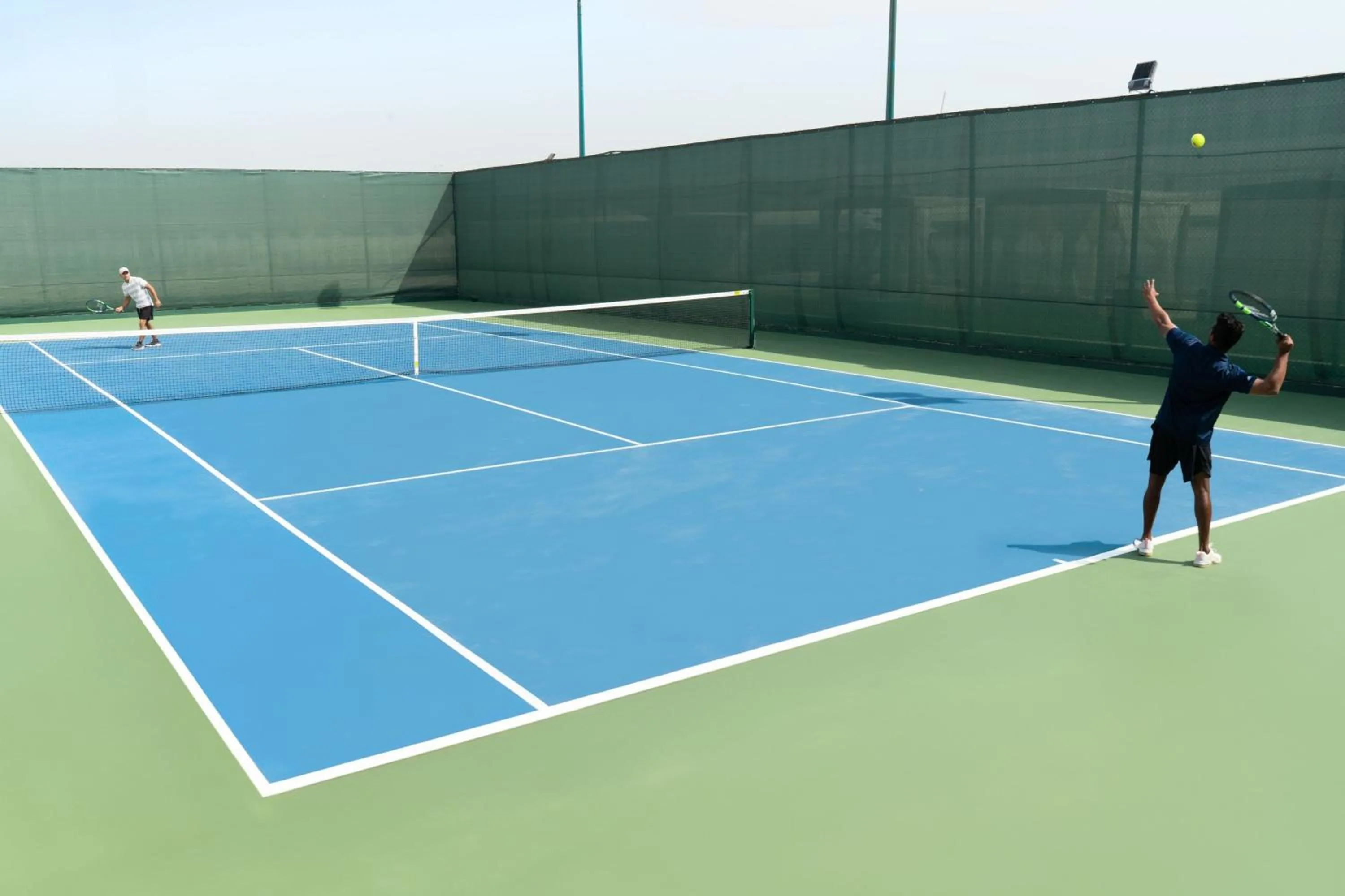 Tennis court in Le Meridien Abu Dhabi Resort