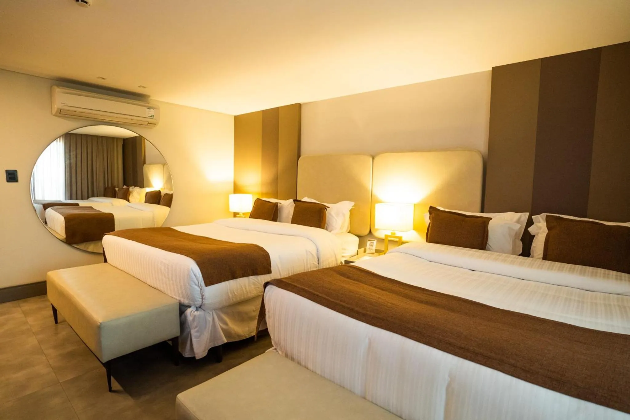 Bed in Oceana Atlântico Hotel & SPA