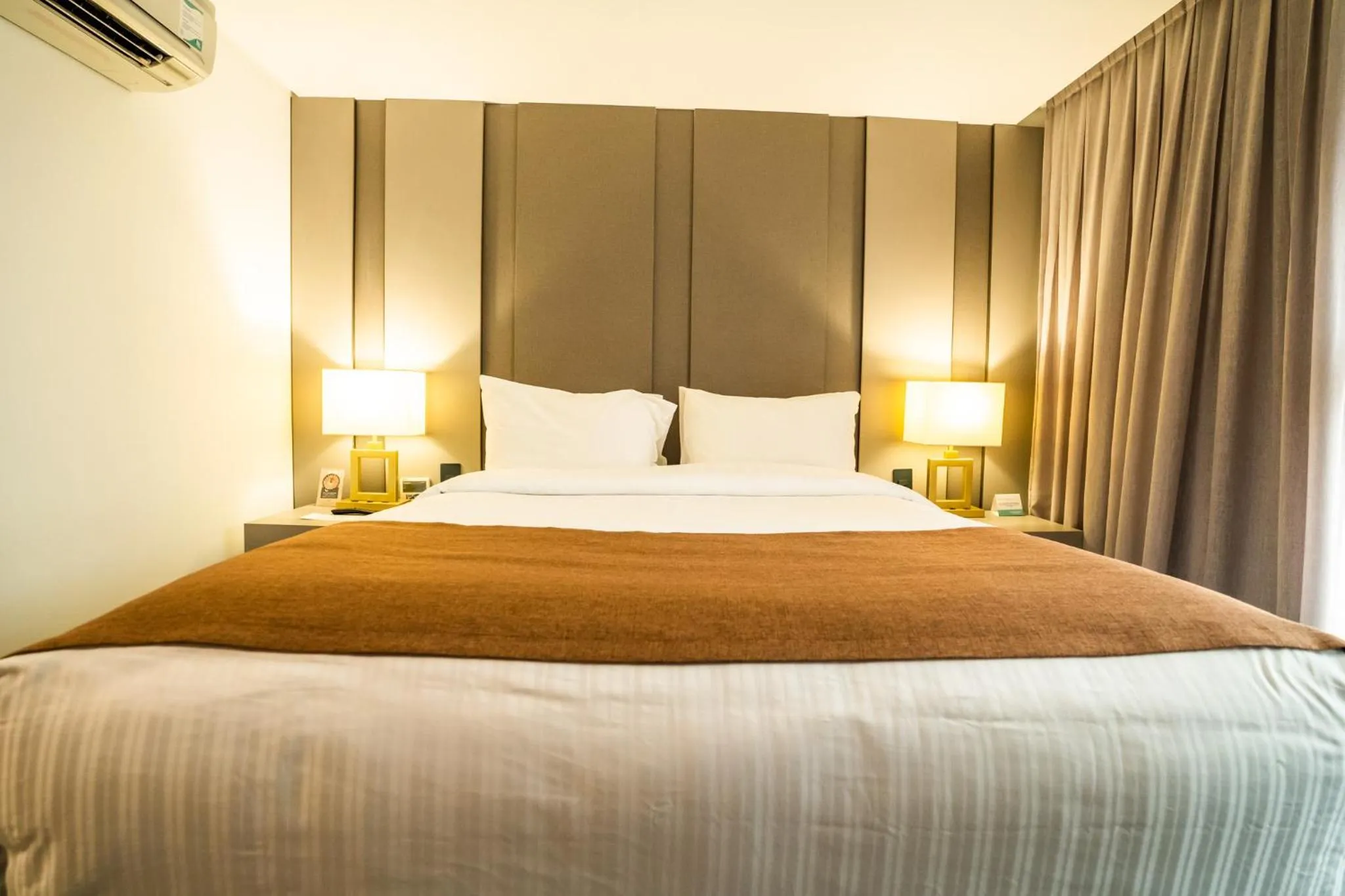 Bed in Oceana Atlântico Hotel & SPA