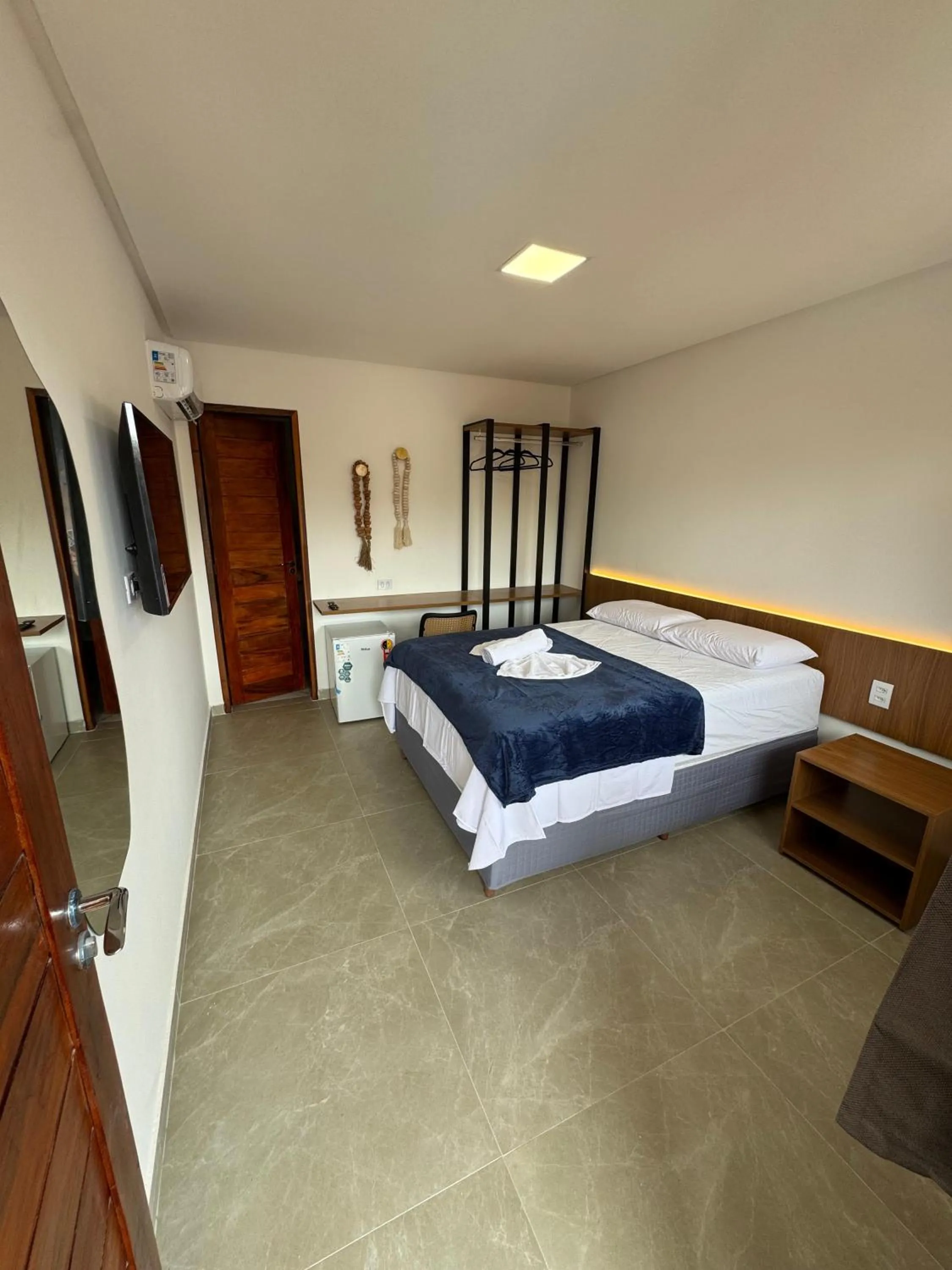 Bed in Pousada Porto Verano