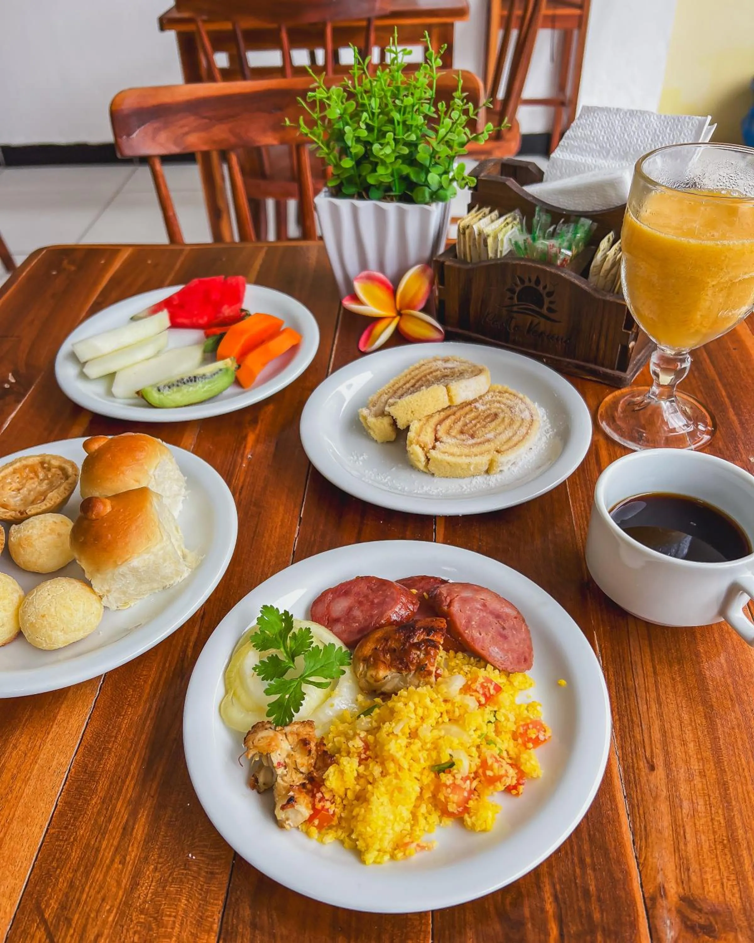 Breakfast in Pousada Porto Verano