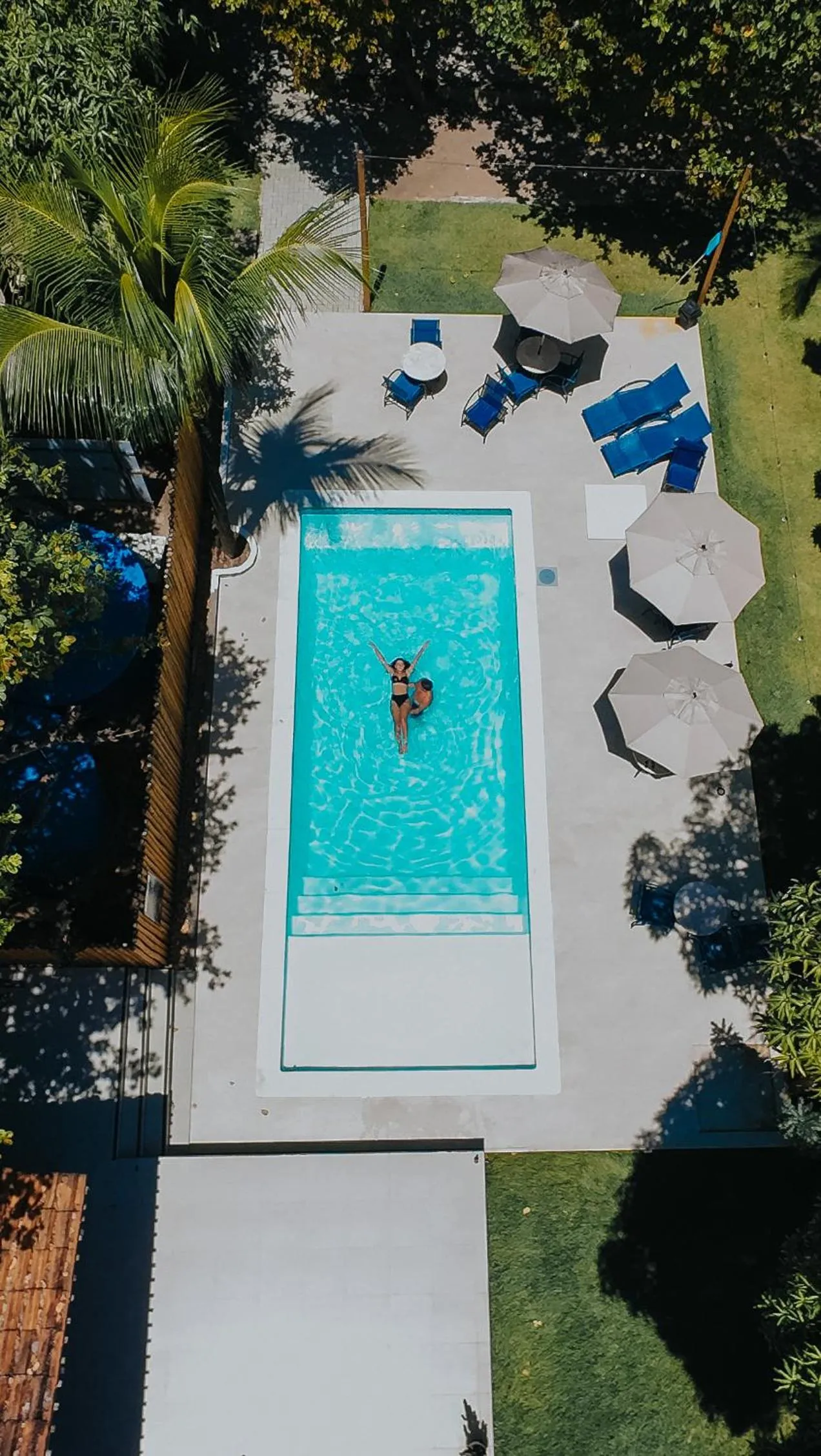 Swimming pool in Pousada Porto Verano