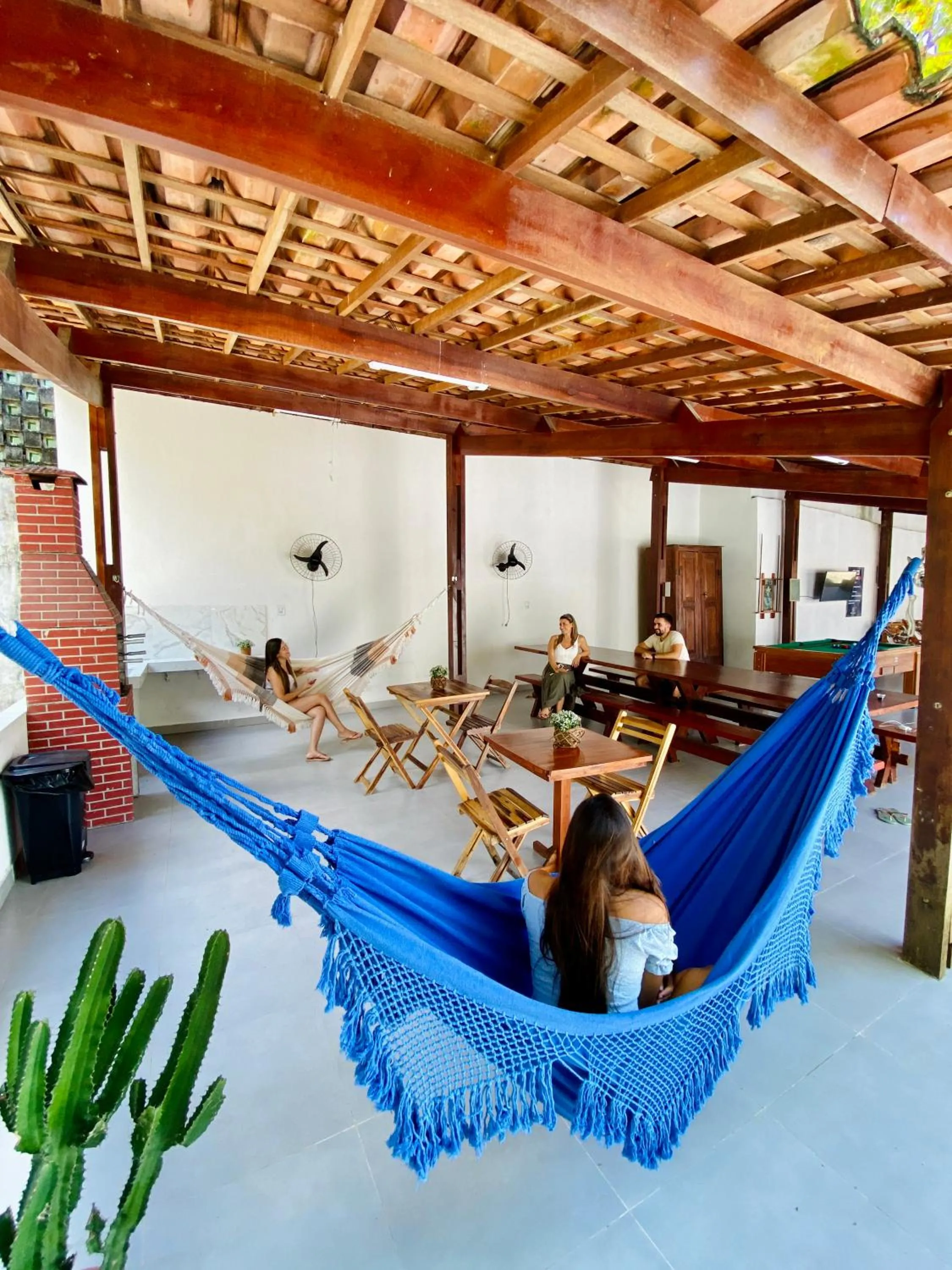 Seating area in Pousada Porto Verano