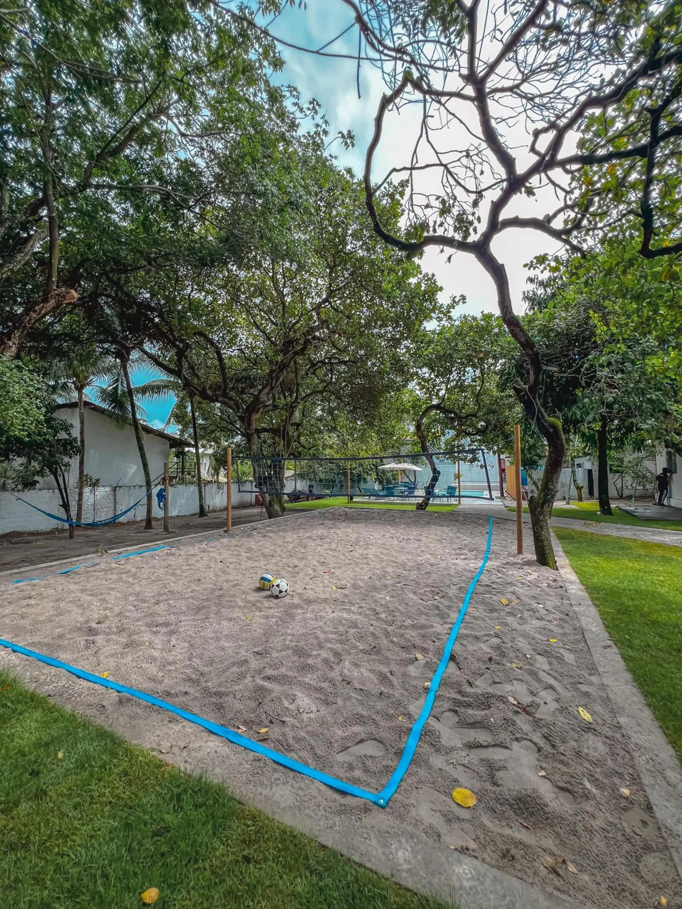 Garden view in Pousada Porto Verano