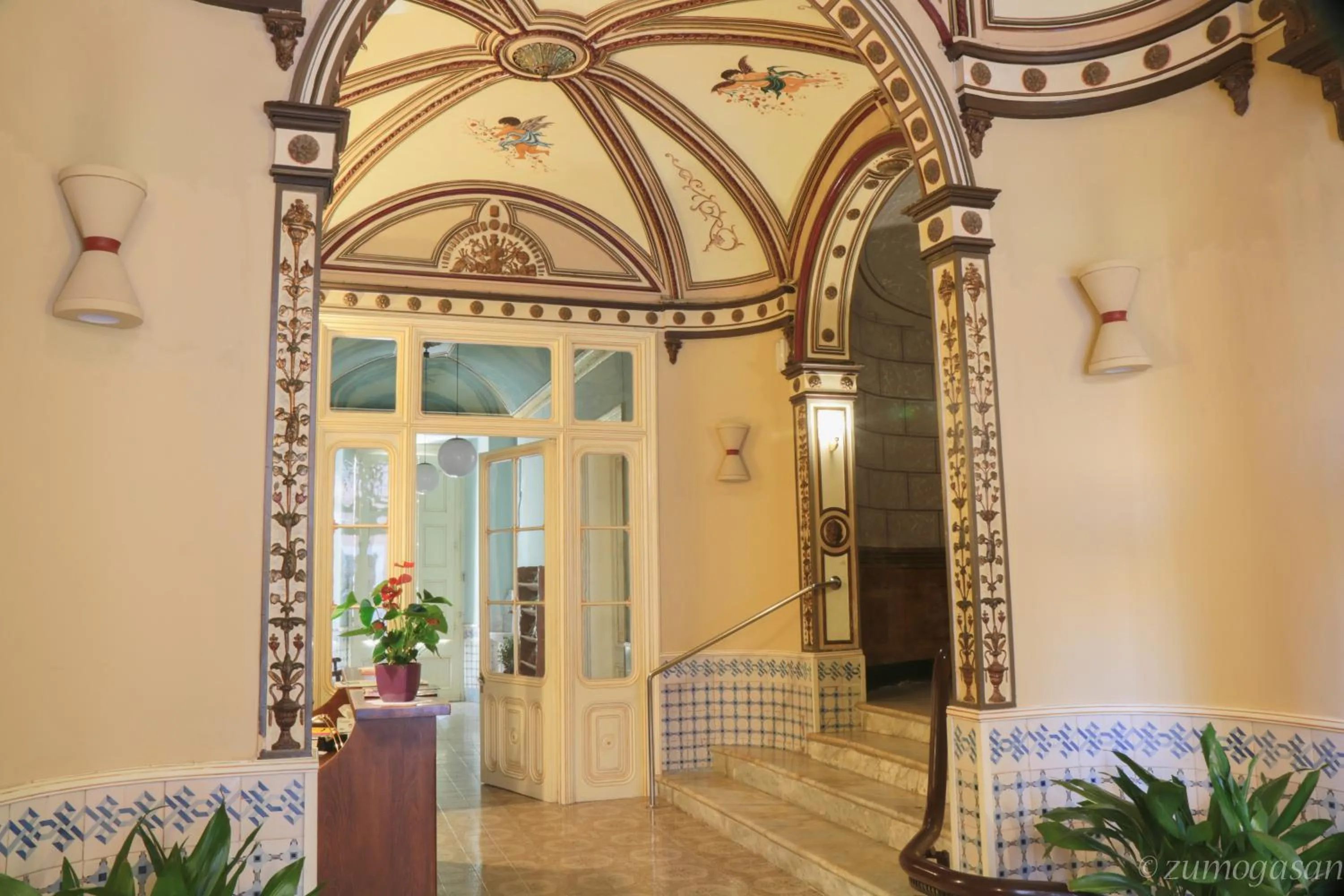 Lobby or reception in Hostal Plaja i Pati de Can Plaja