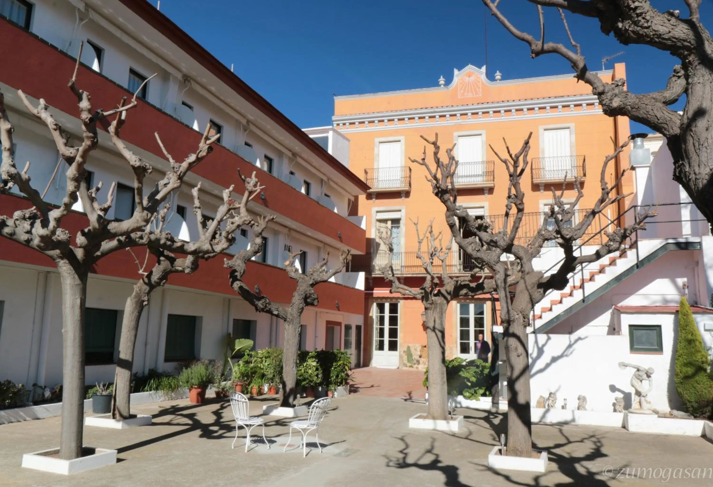 Garden in Hostal Plaja i Pati de Can Plaja