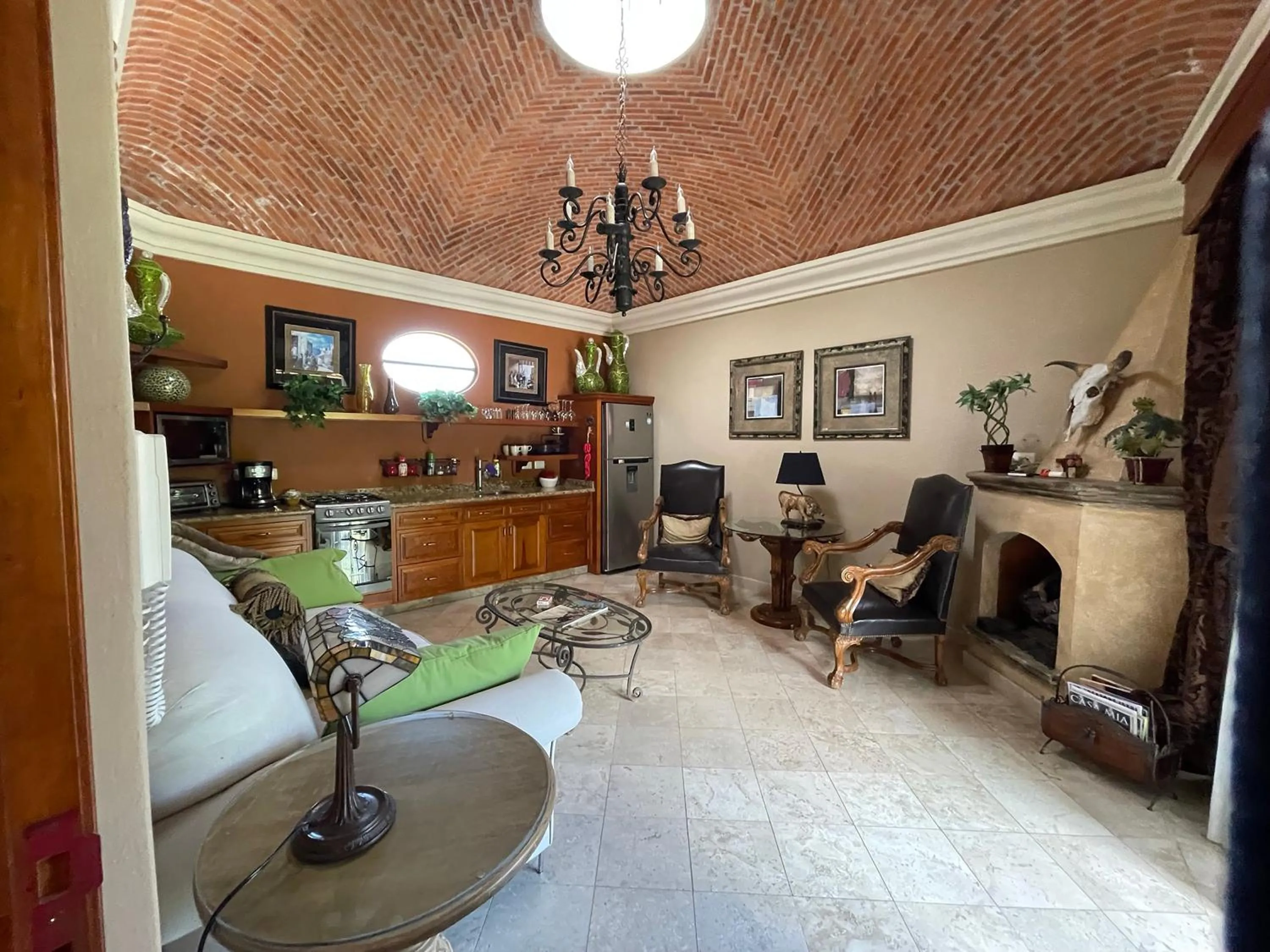 Kitchen or kitchenette in Casa Grande Luxury Boutique Hotel