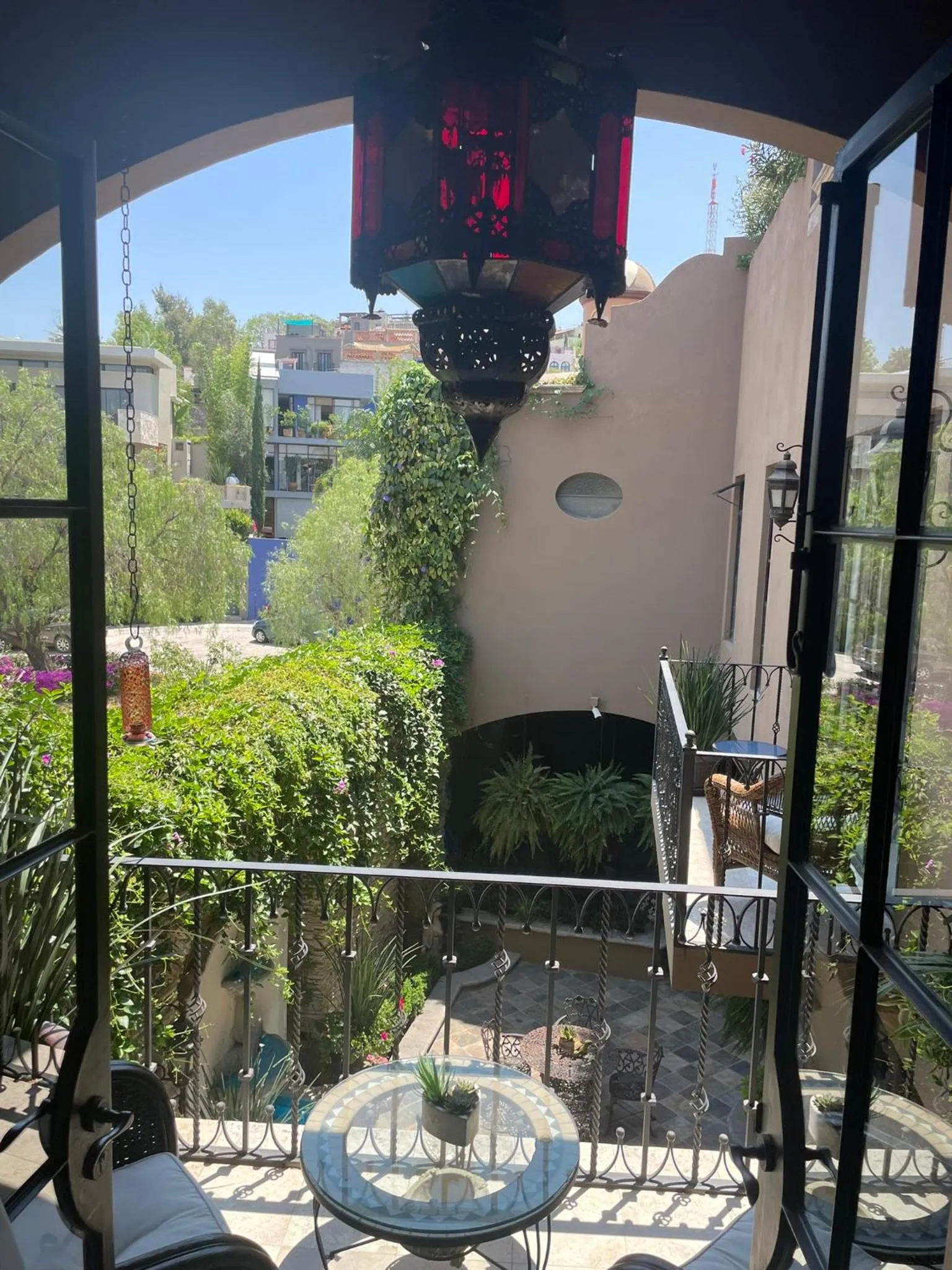 Inner courtyard view in Casa Grande Luxury Boutique Hotel