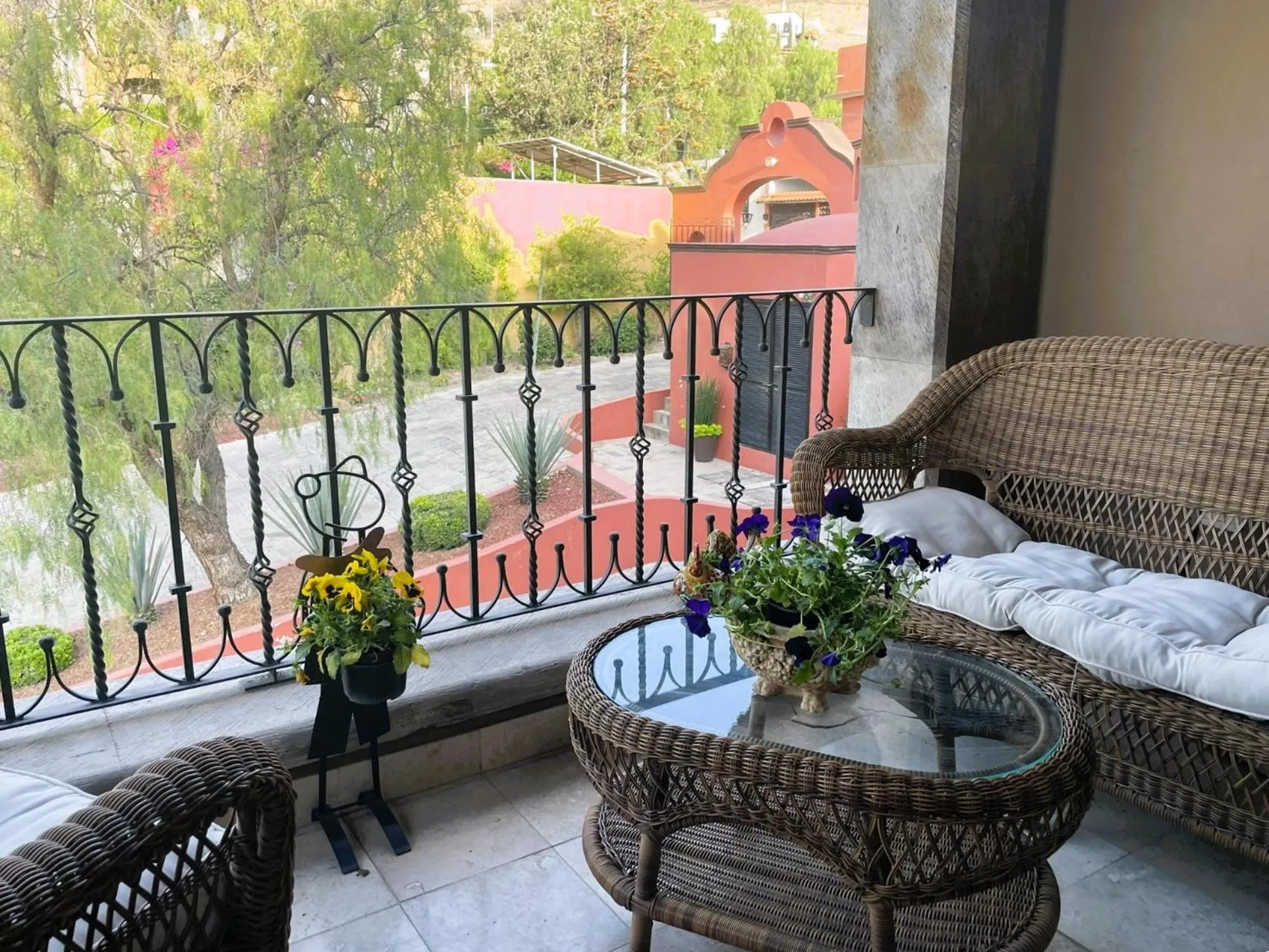 Inner courtyard view in Casa Grande Luxury Boutique Hotel