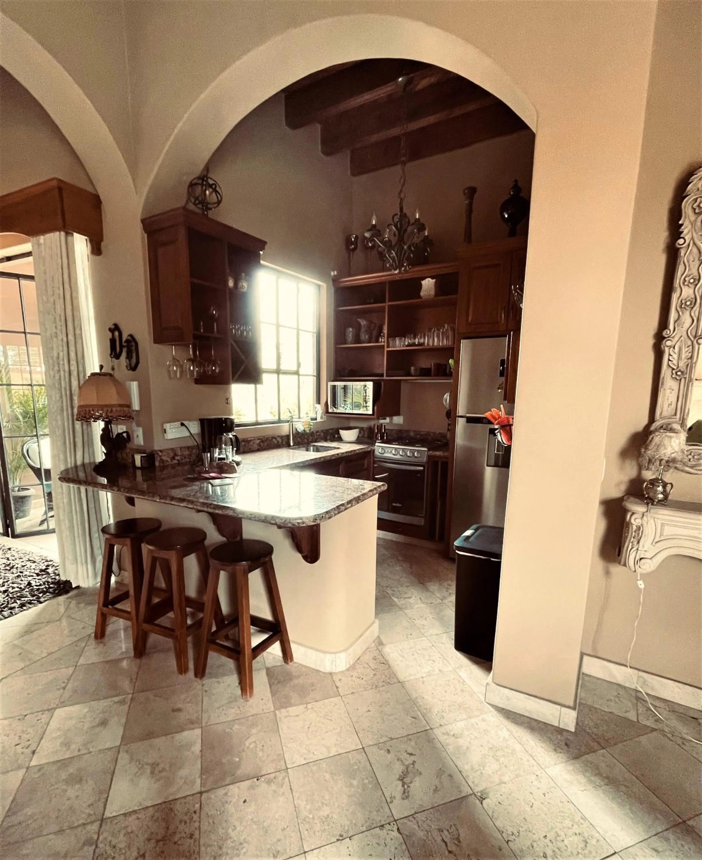 Kitchen or kitchenette in Casa Grande Luxury Boutique Hotel