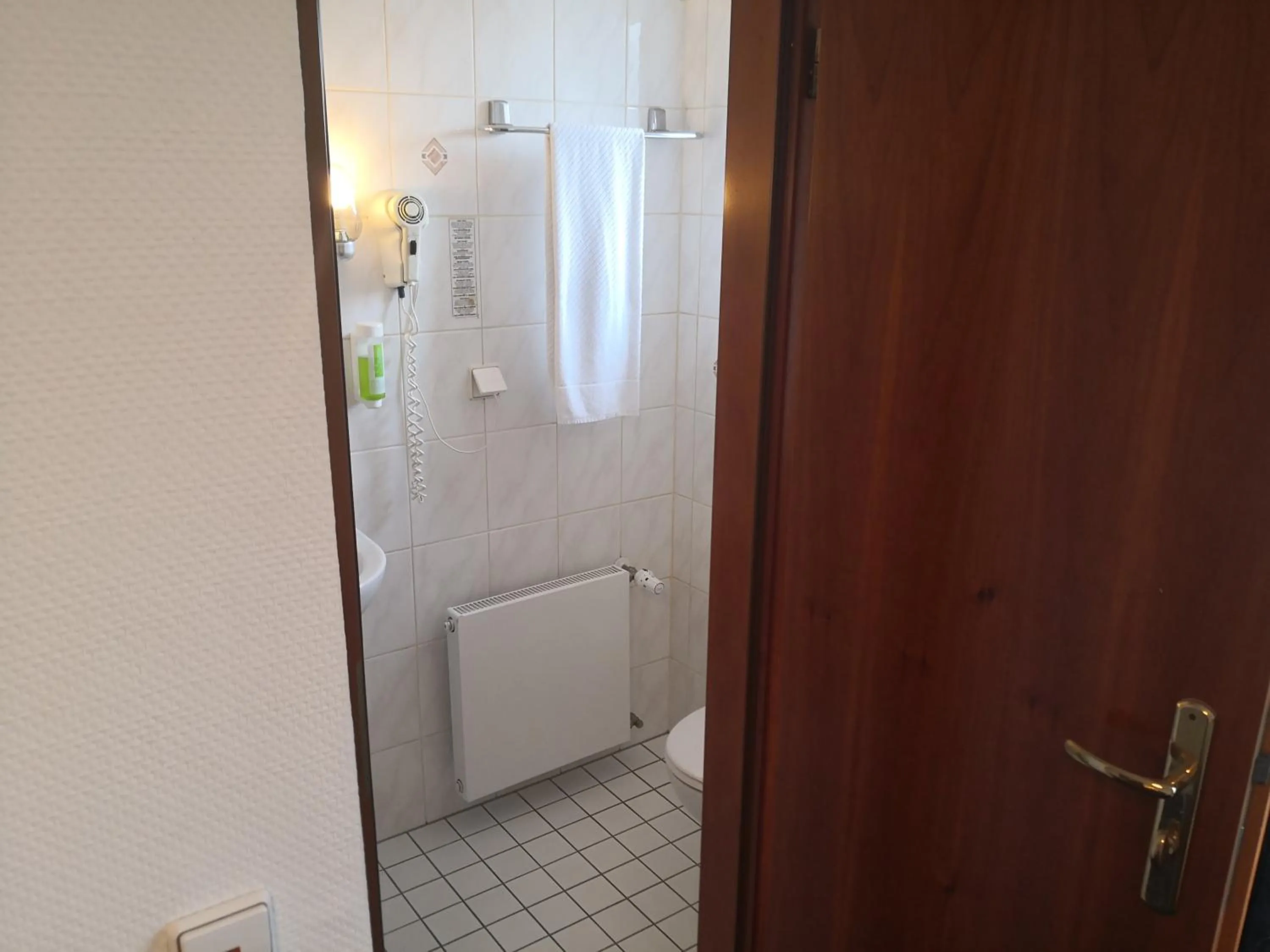 Bathroom in Pension am Heusteig