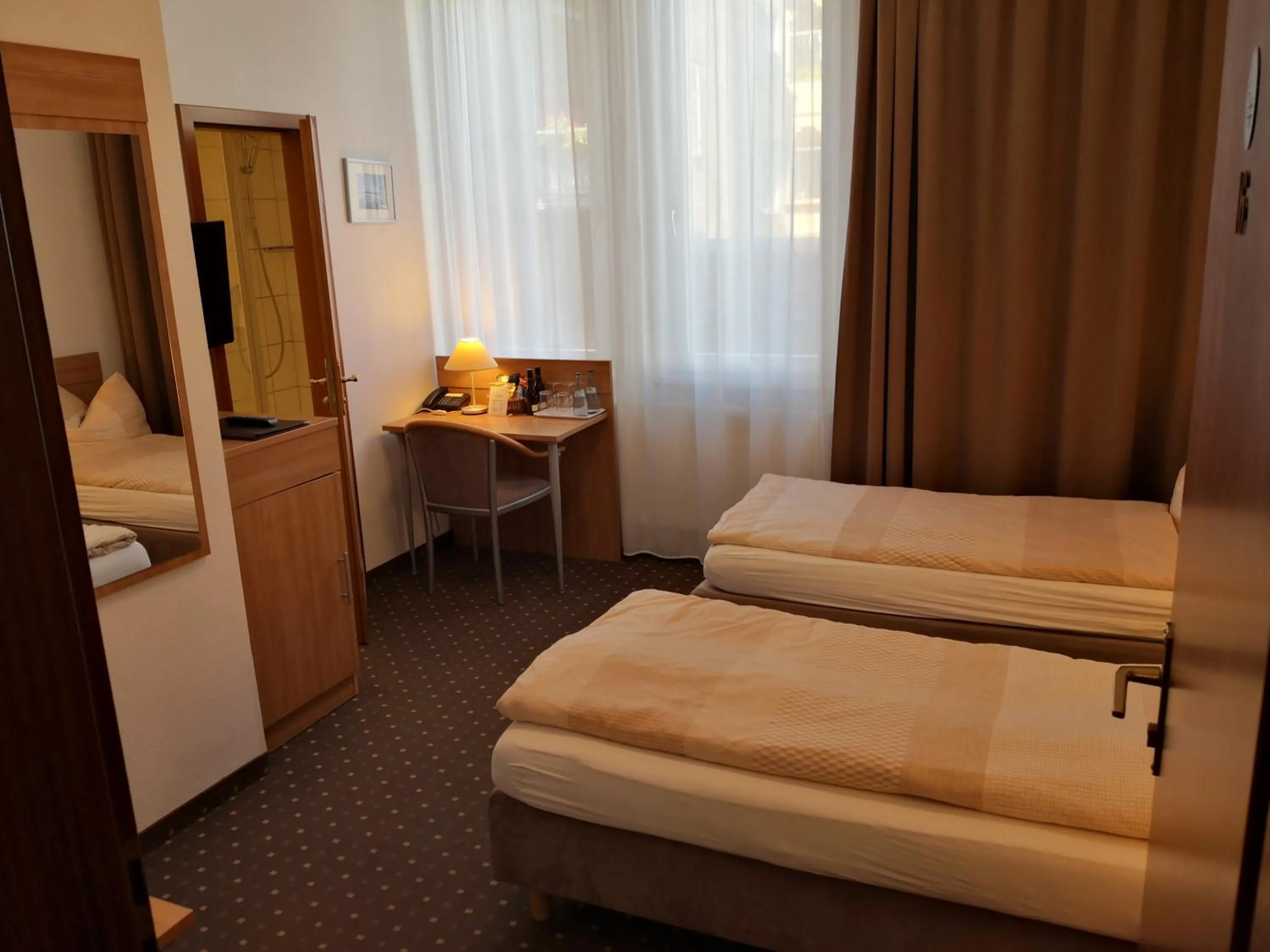 Photo of the whole room, Bed in Pension am Heusteig