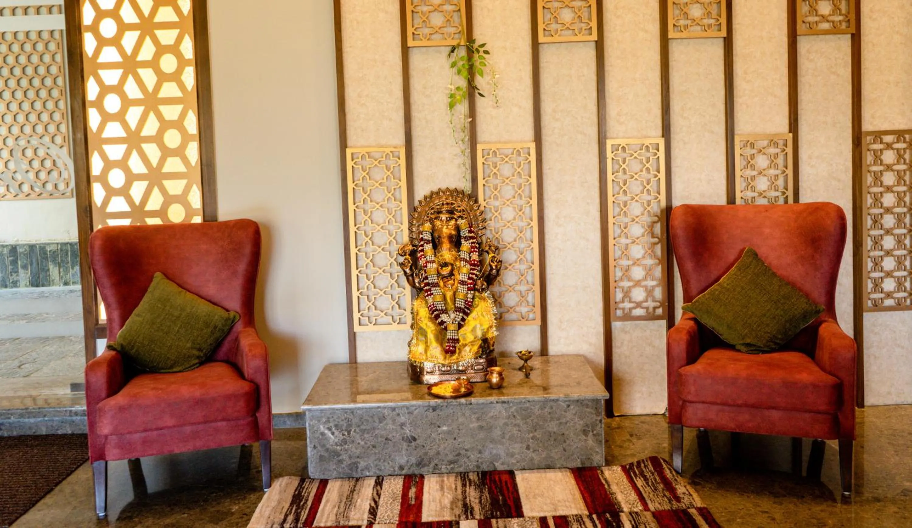 Lobby or reception in juSTa Palampur Resort & Convention Centre