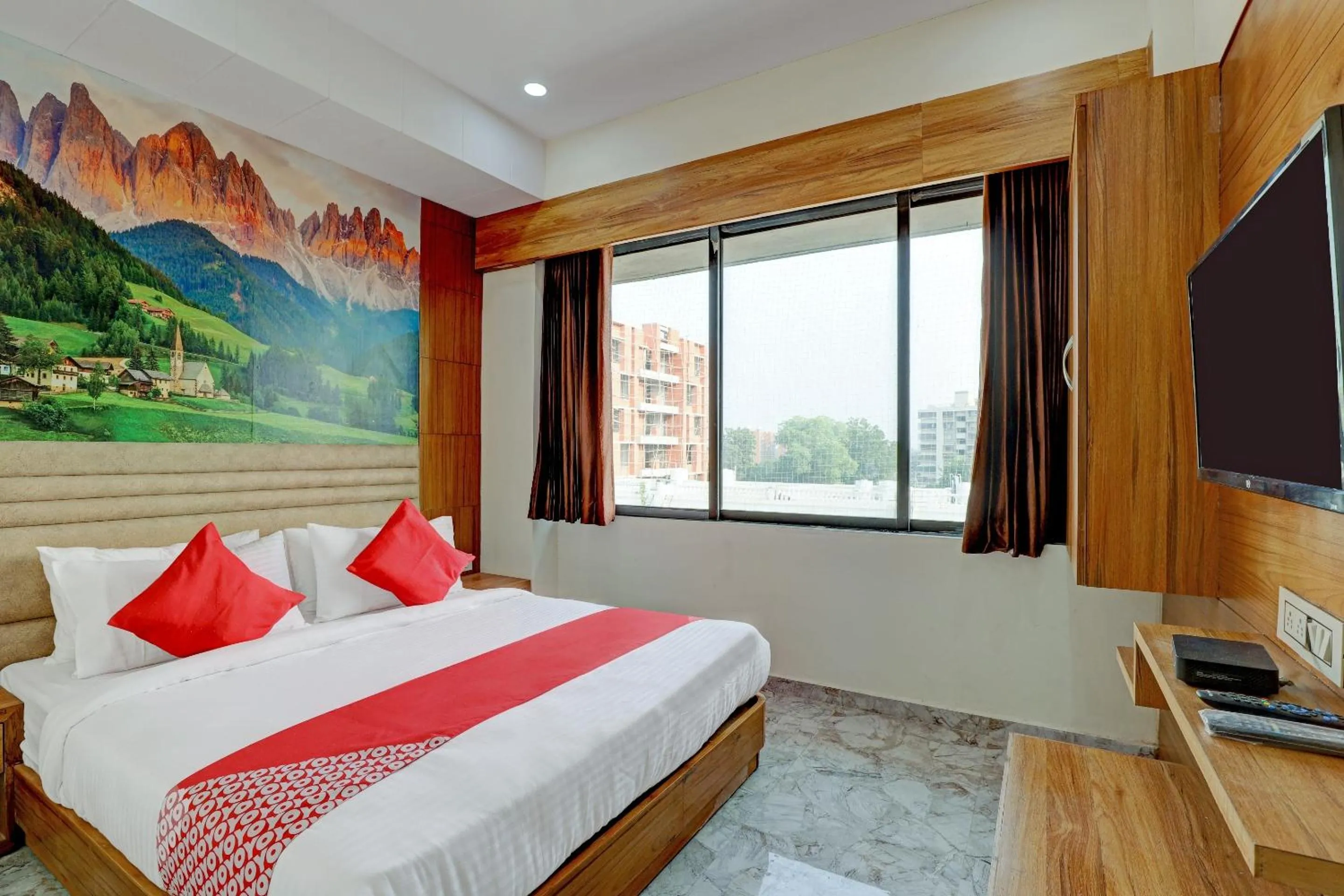 Bedroom in Hotel O Sai Villa