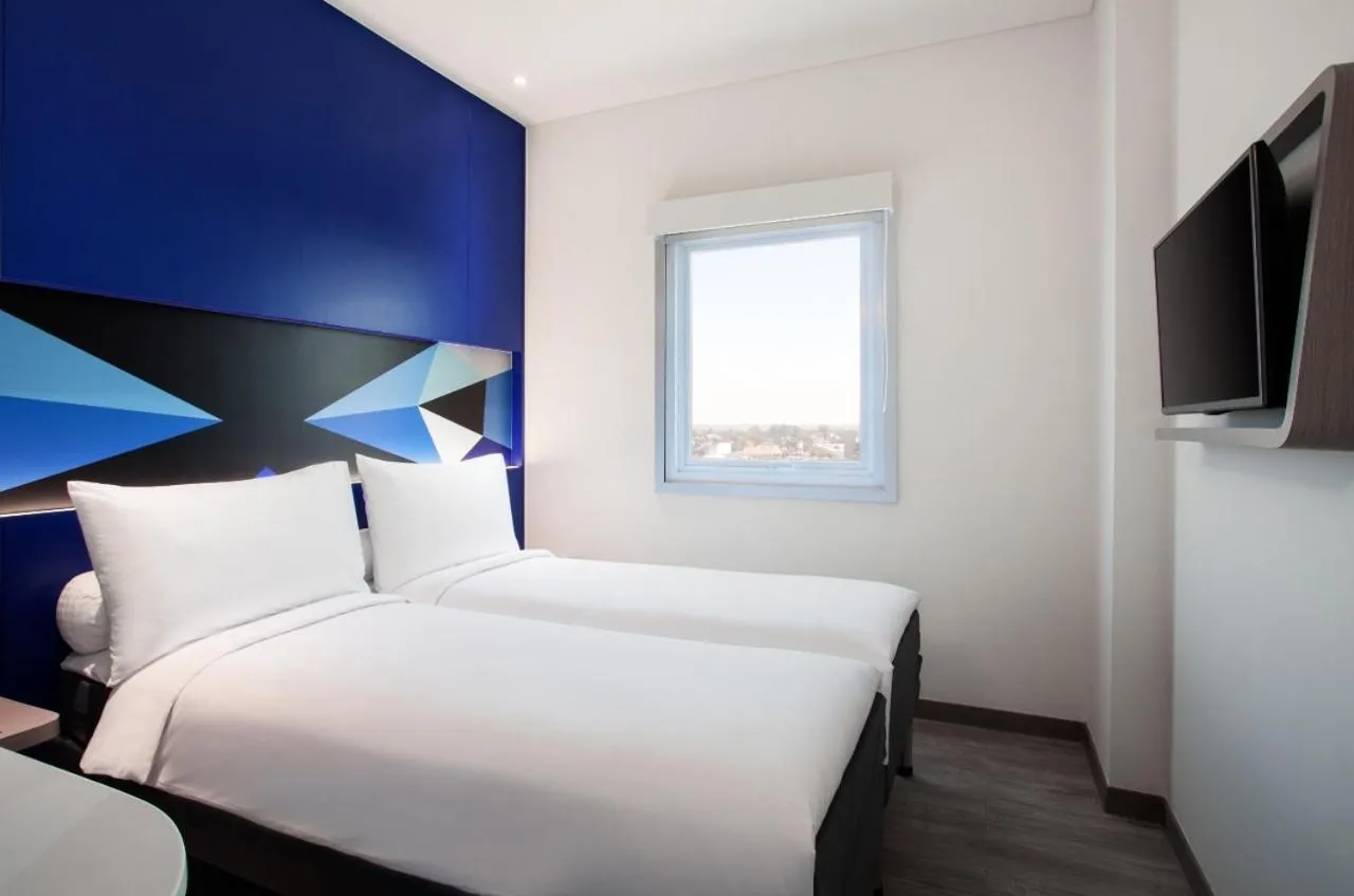 Bed in MD 7 Hotel Cirebon