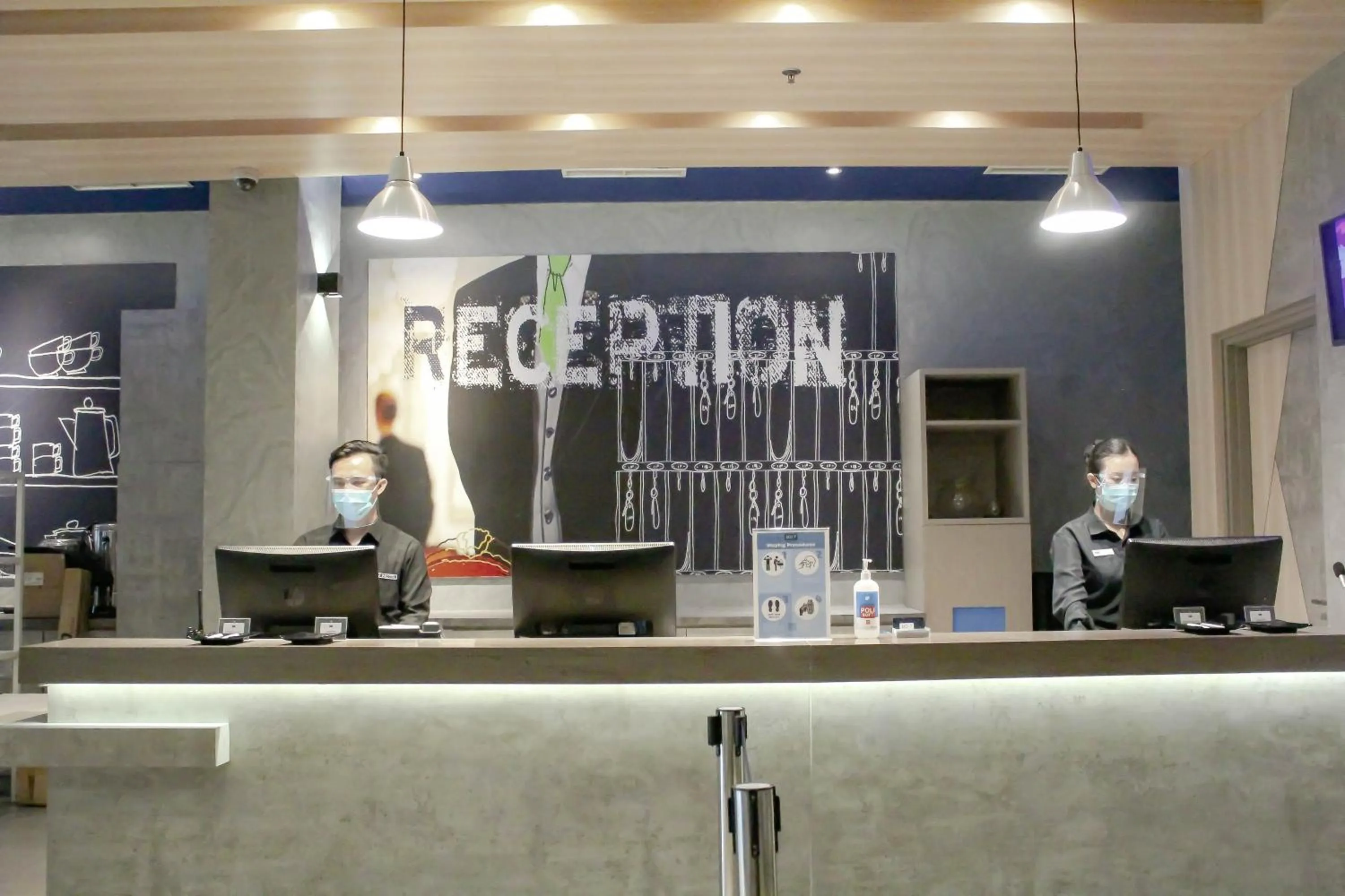 Lobby or reception in MD 7 Hotel Cirebon