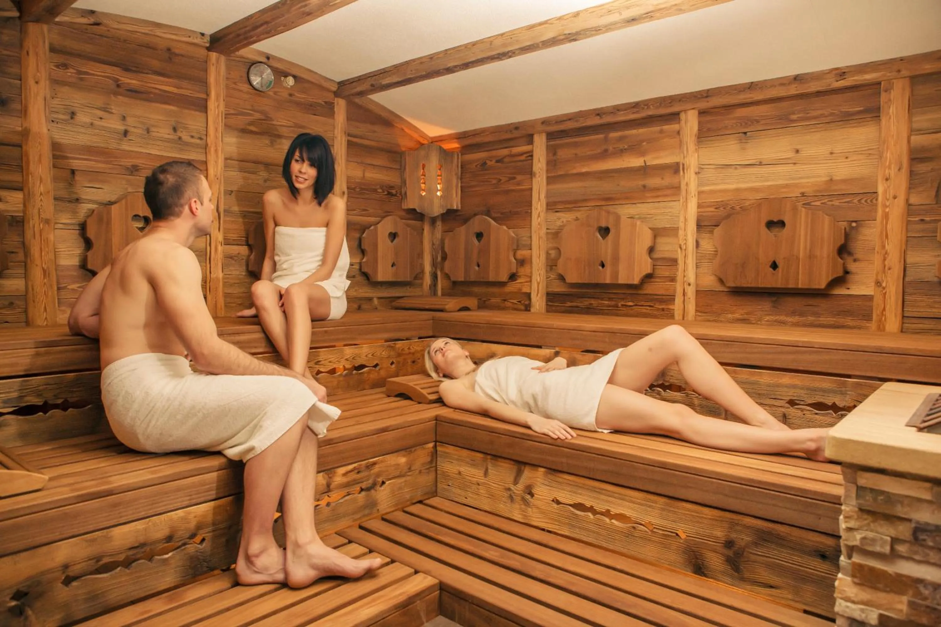 Sauna in Wohlfühlhotel Bercher