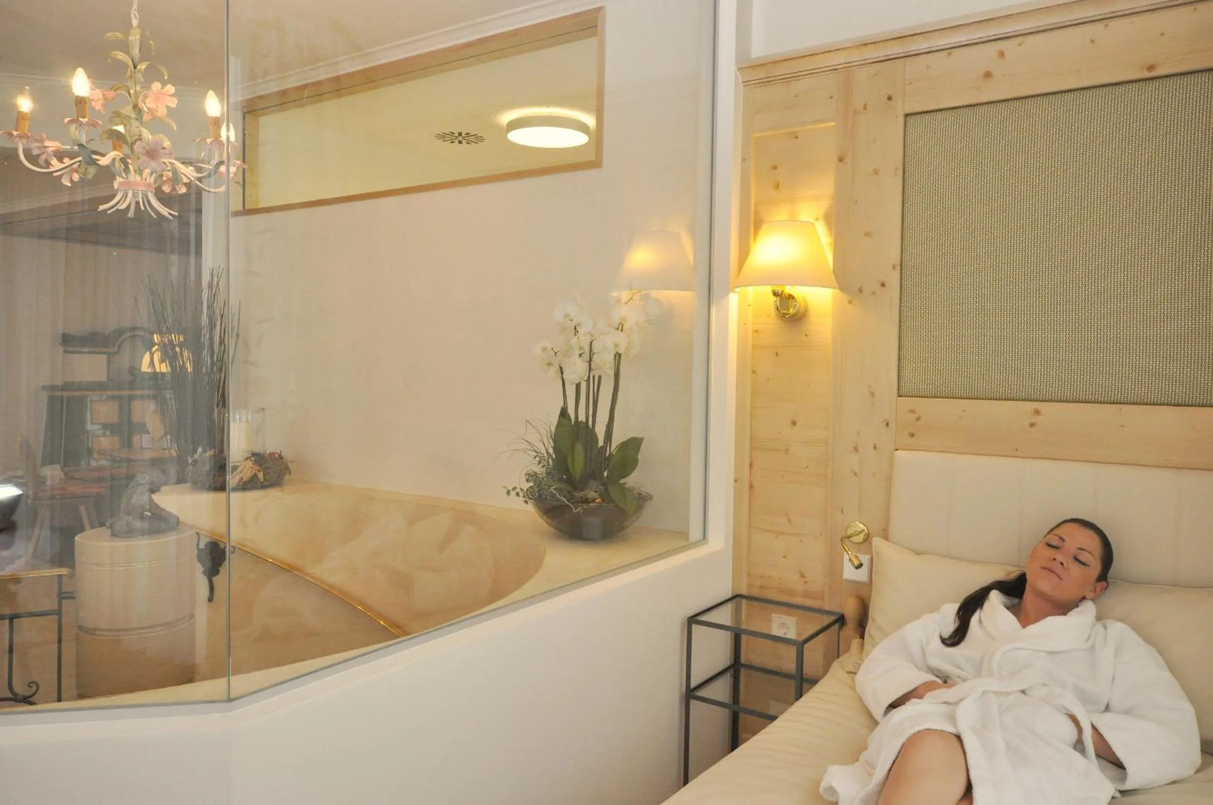 Sauna in Wohlfühlhotel Bercher