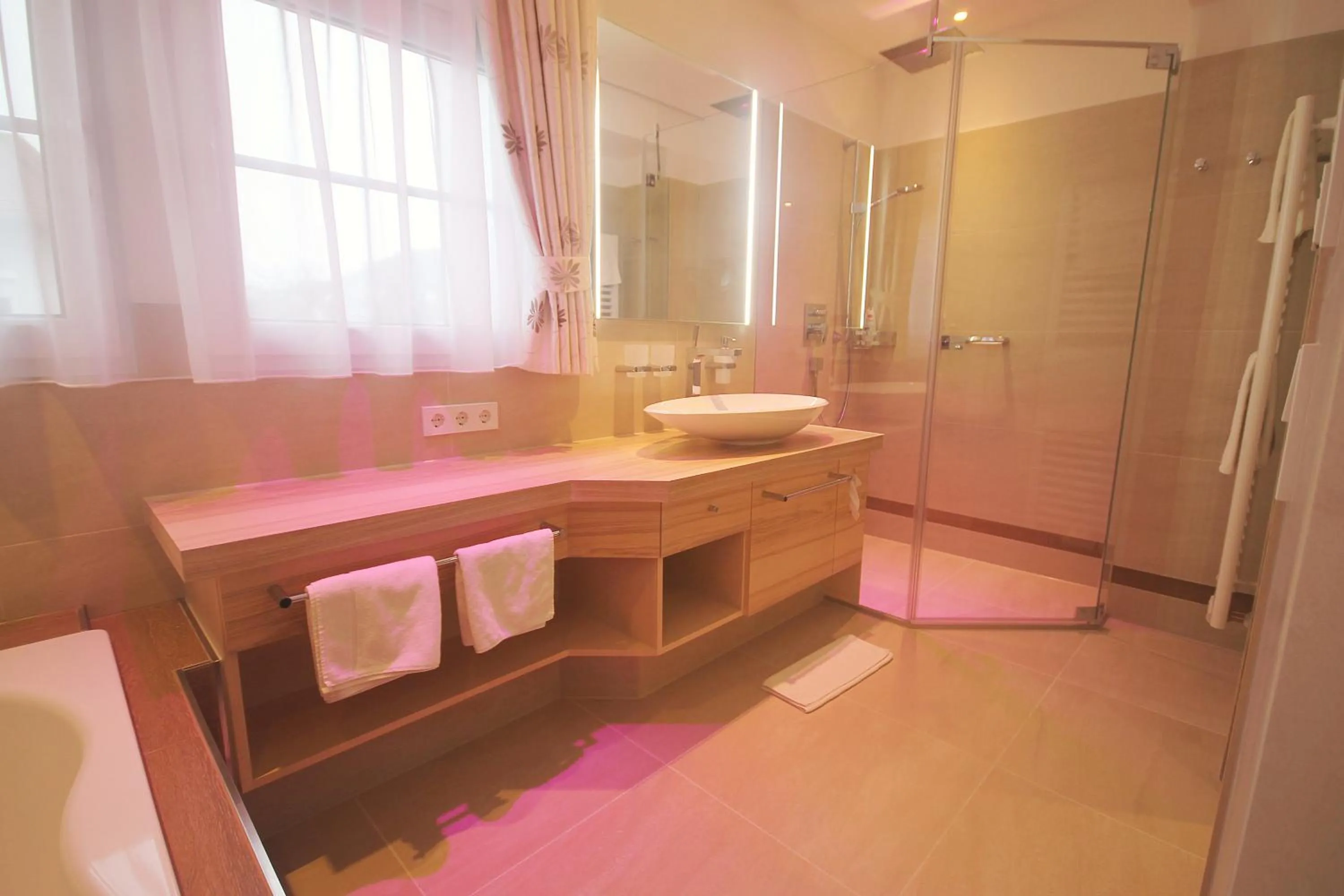 Bathroom in Wohlfühlhotel Bercher