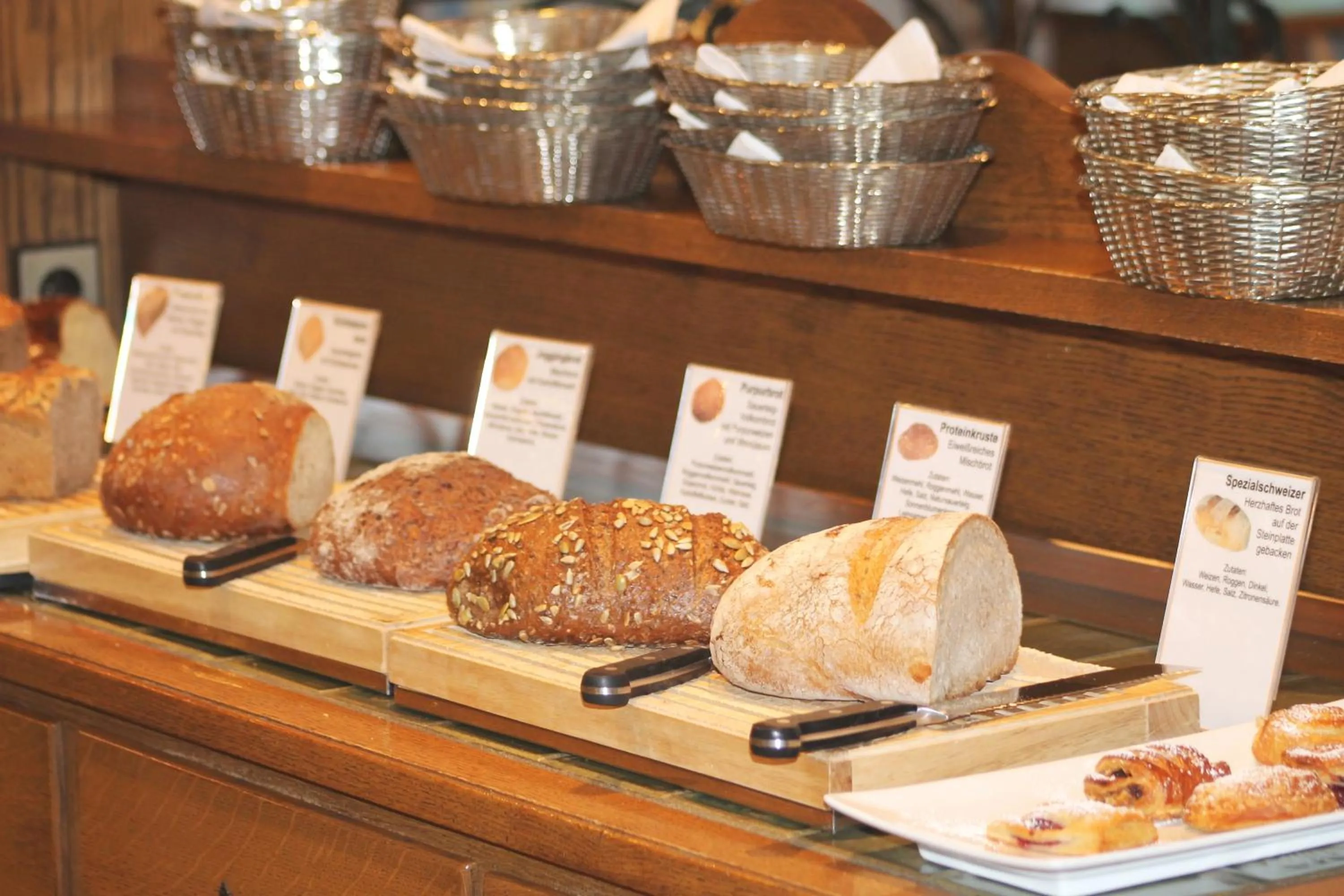 Buffet breakfast in Wohlfühlhotel Bercher