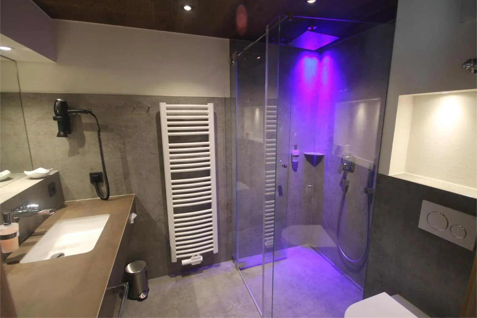 Bathroom in Wohlfühlhotel Bercher