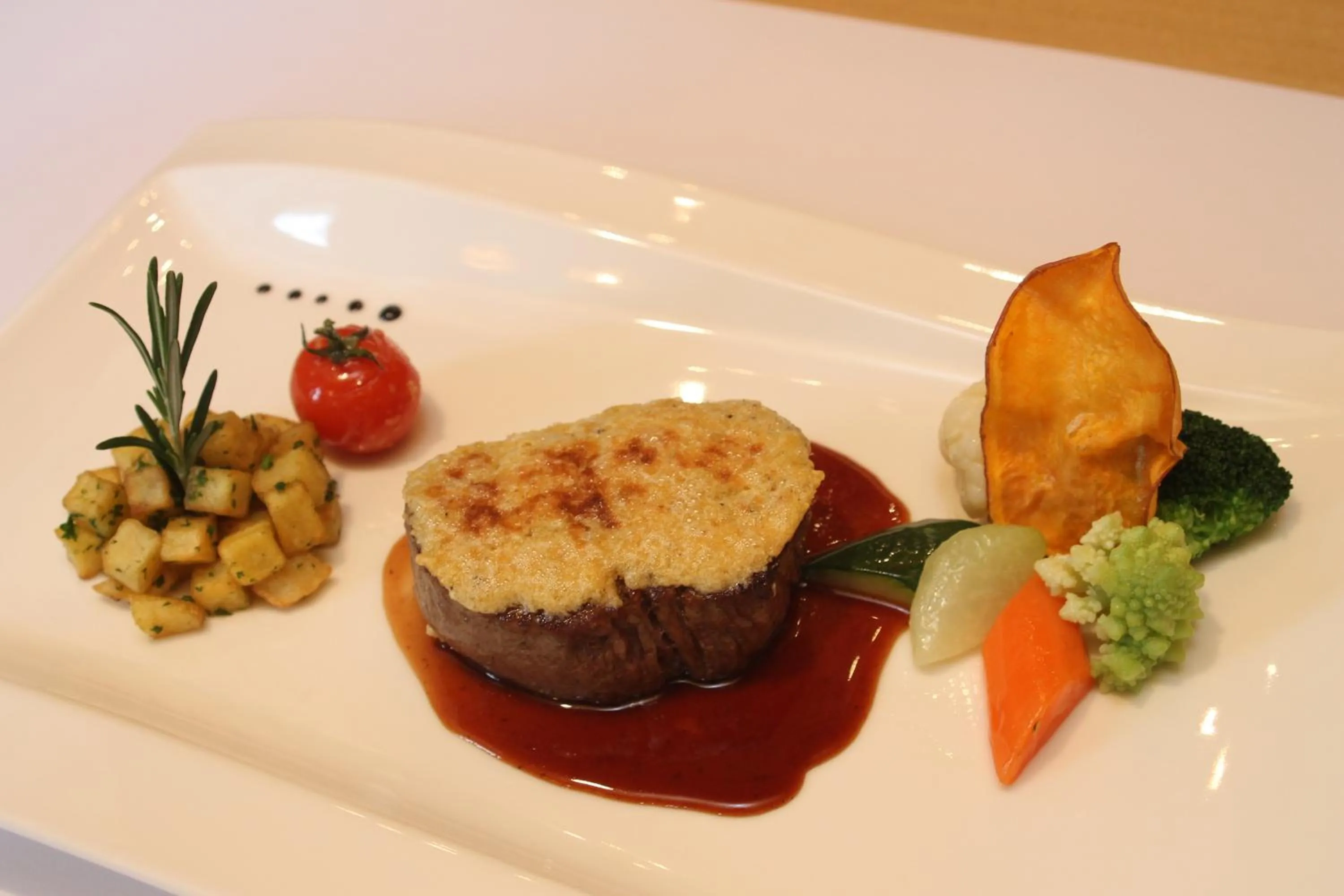 Food close-up in Wohlfühlhotel Bercher