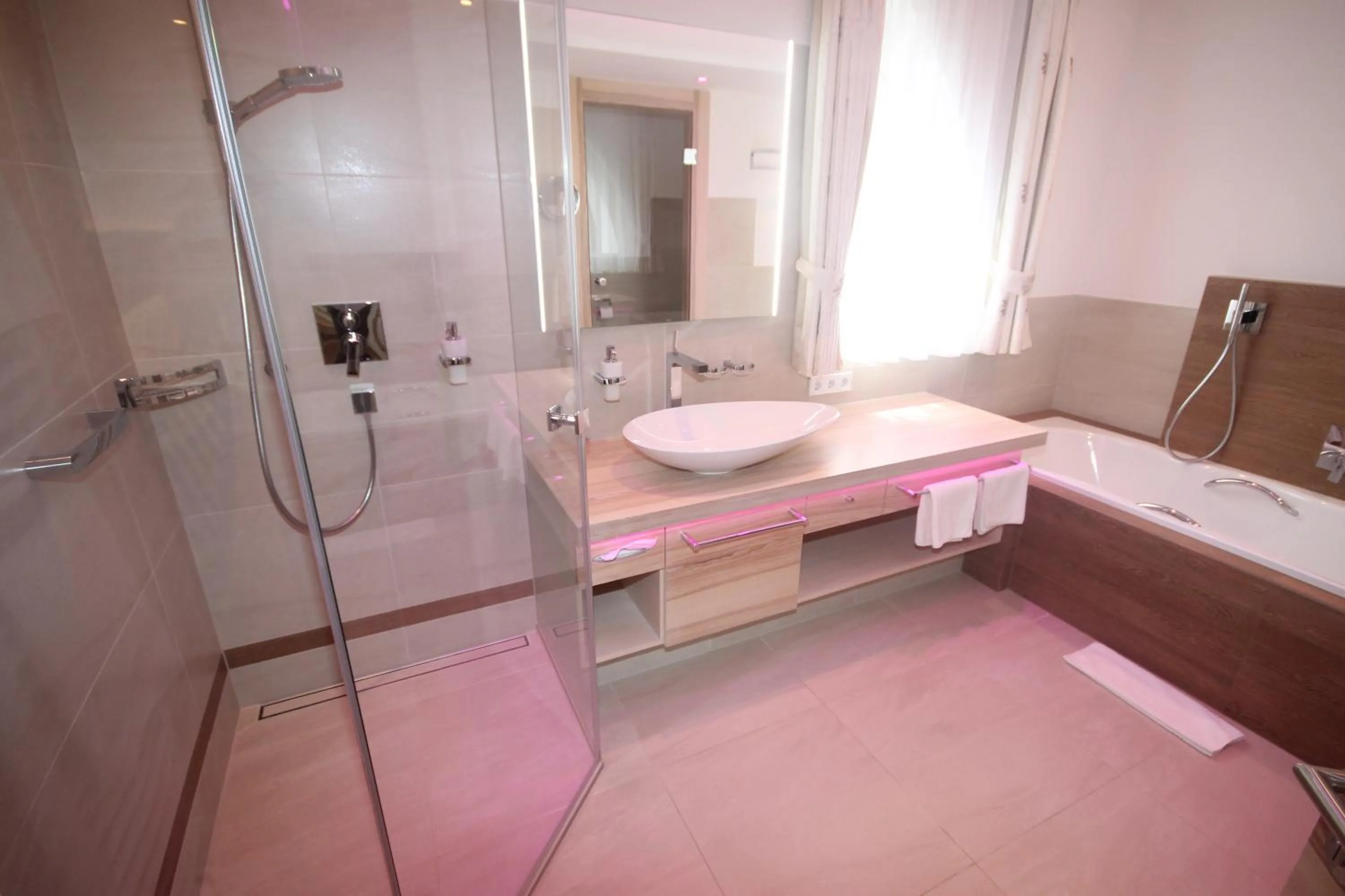 Bathroom in Wohlfühlhotel Bercher