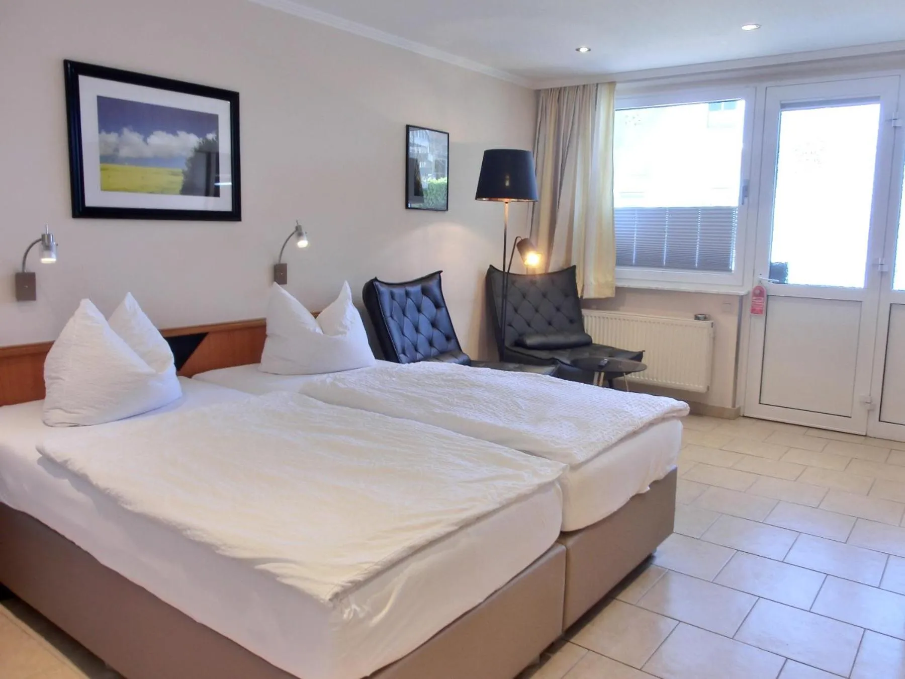 Bed in Hotel zum Hafen