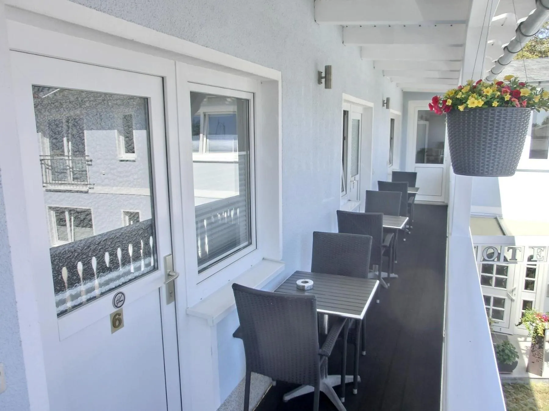 Seating area in Hotel zum Hafen