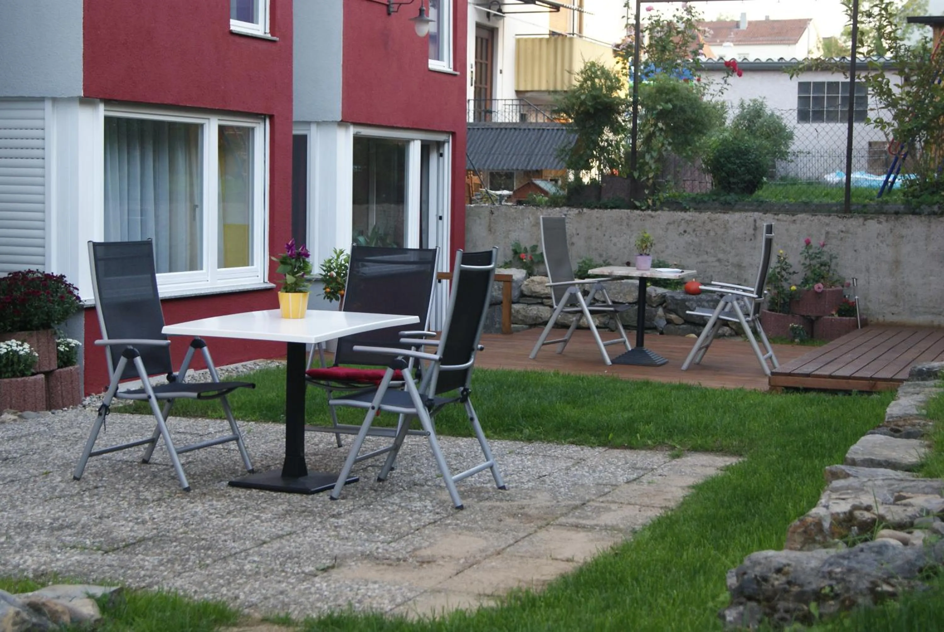 Patio in Hotel Freihof