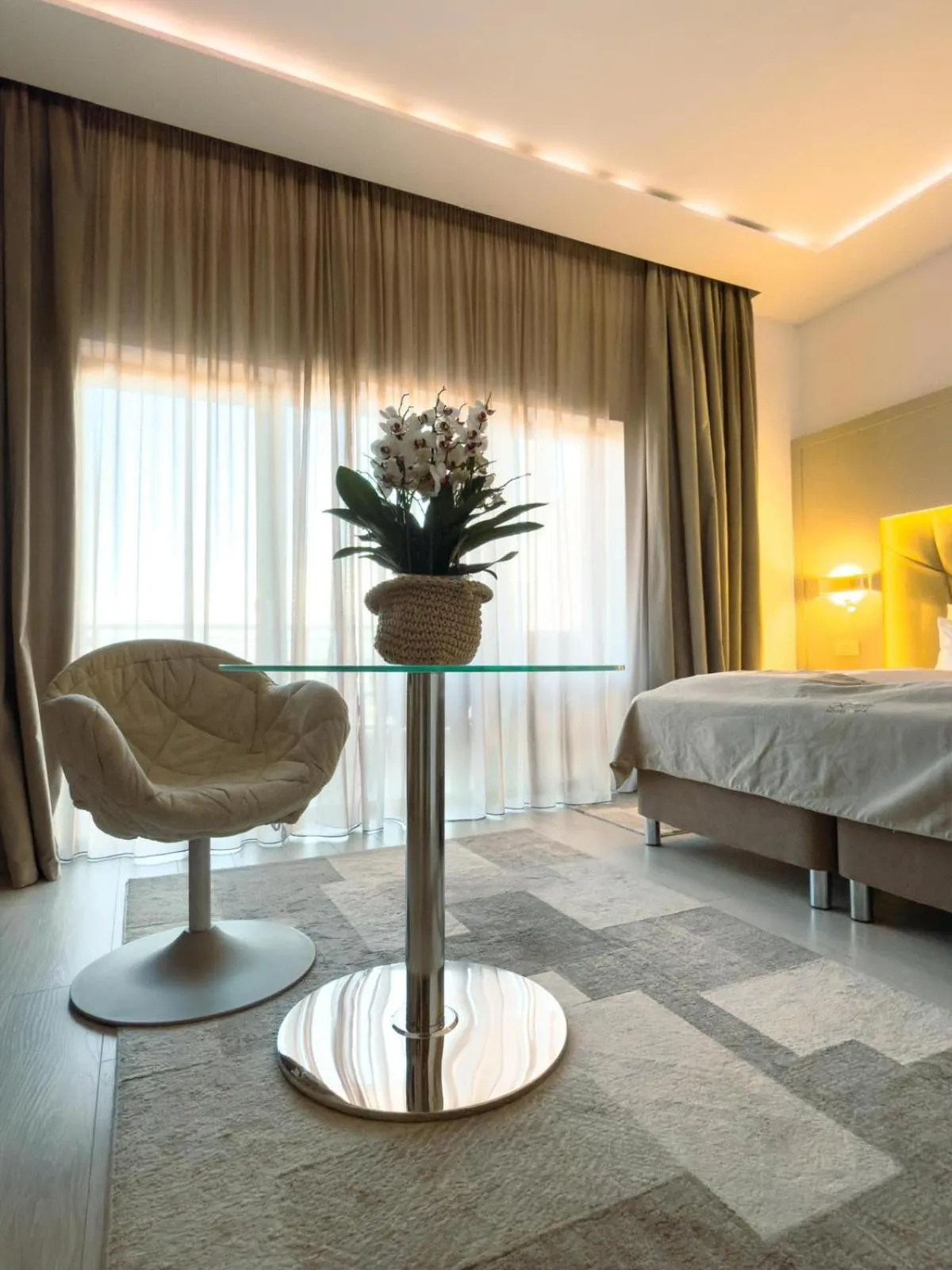 Bed in Hotel Eden Garden Spa