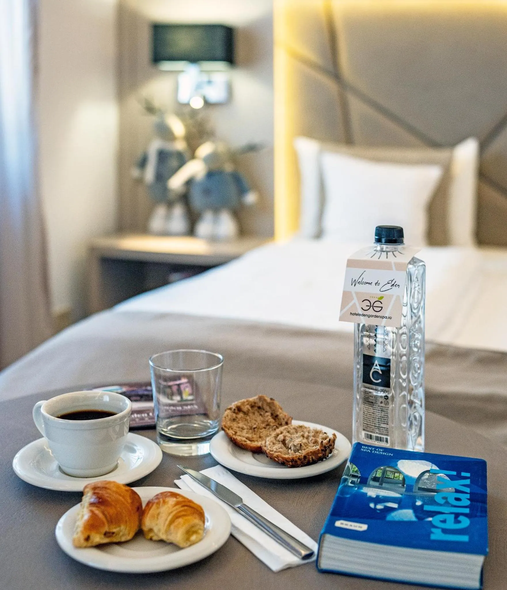 Bed in Hotel Eden Garden Spa