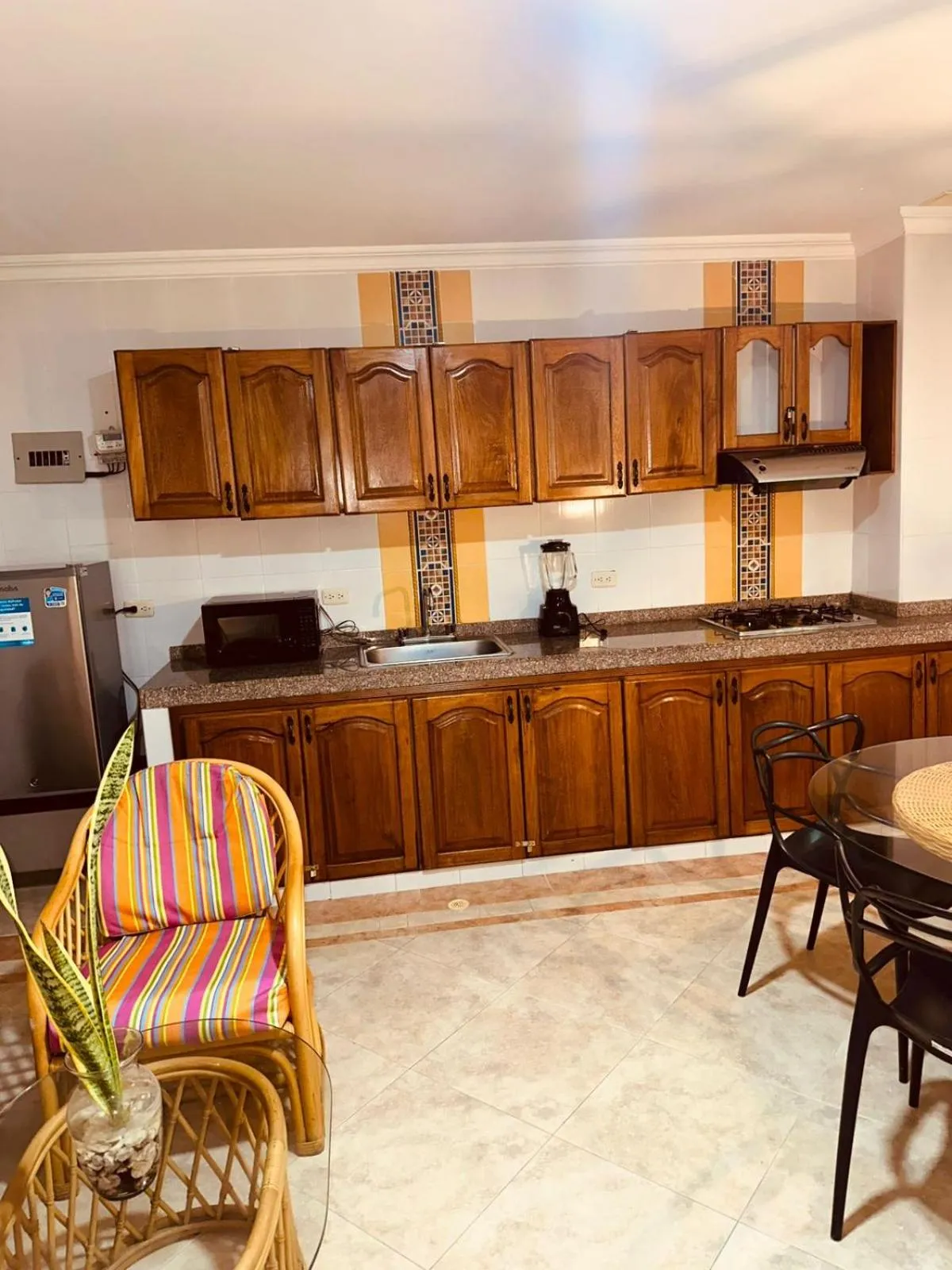 Kitchen or kitchenette in Hotel Marie Real Cartagena