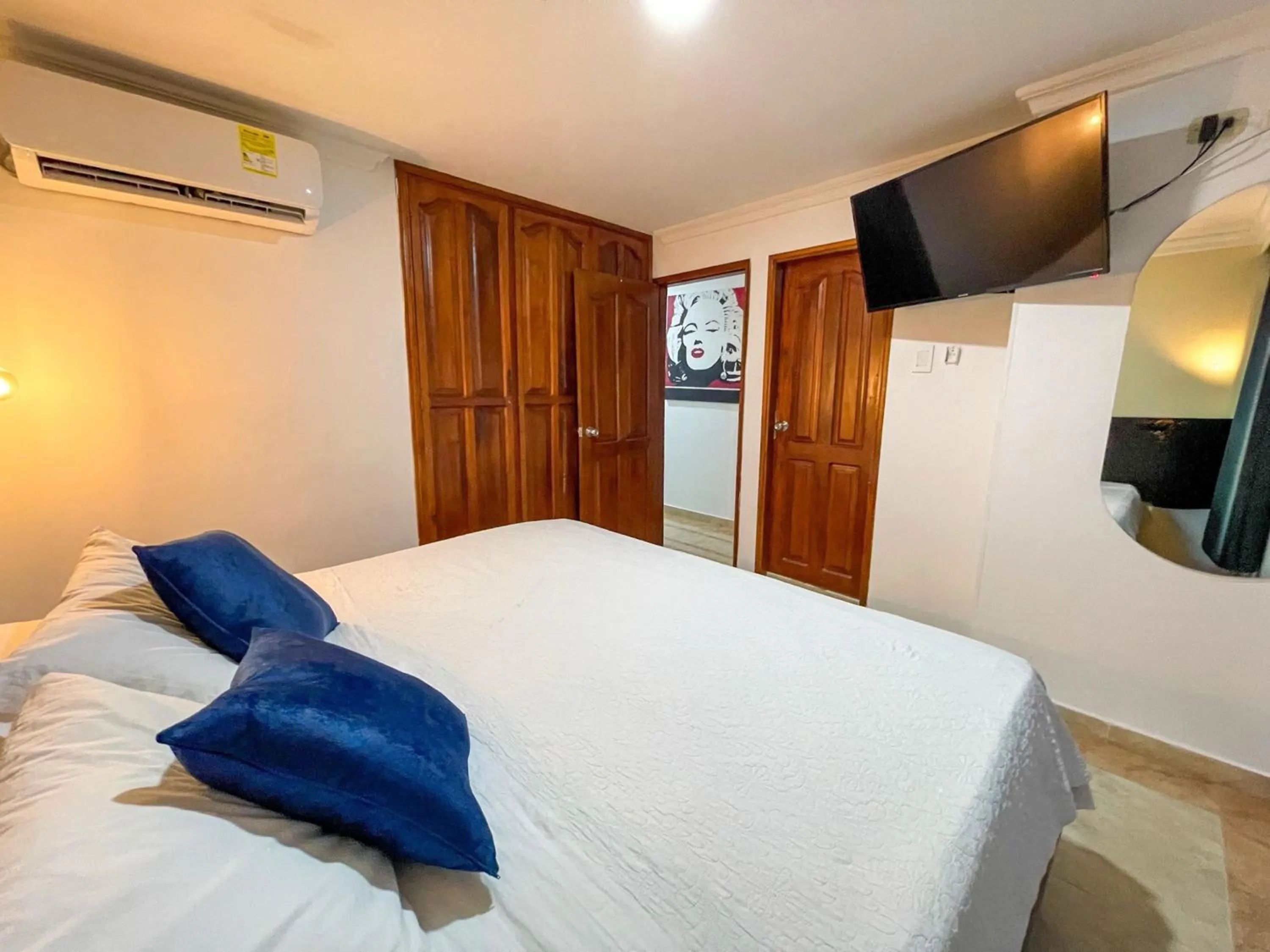 Bed in Hotel Marie Real Cartagena