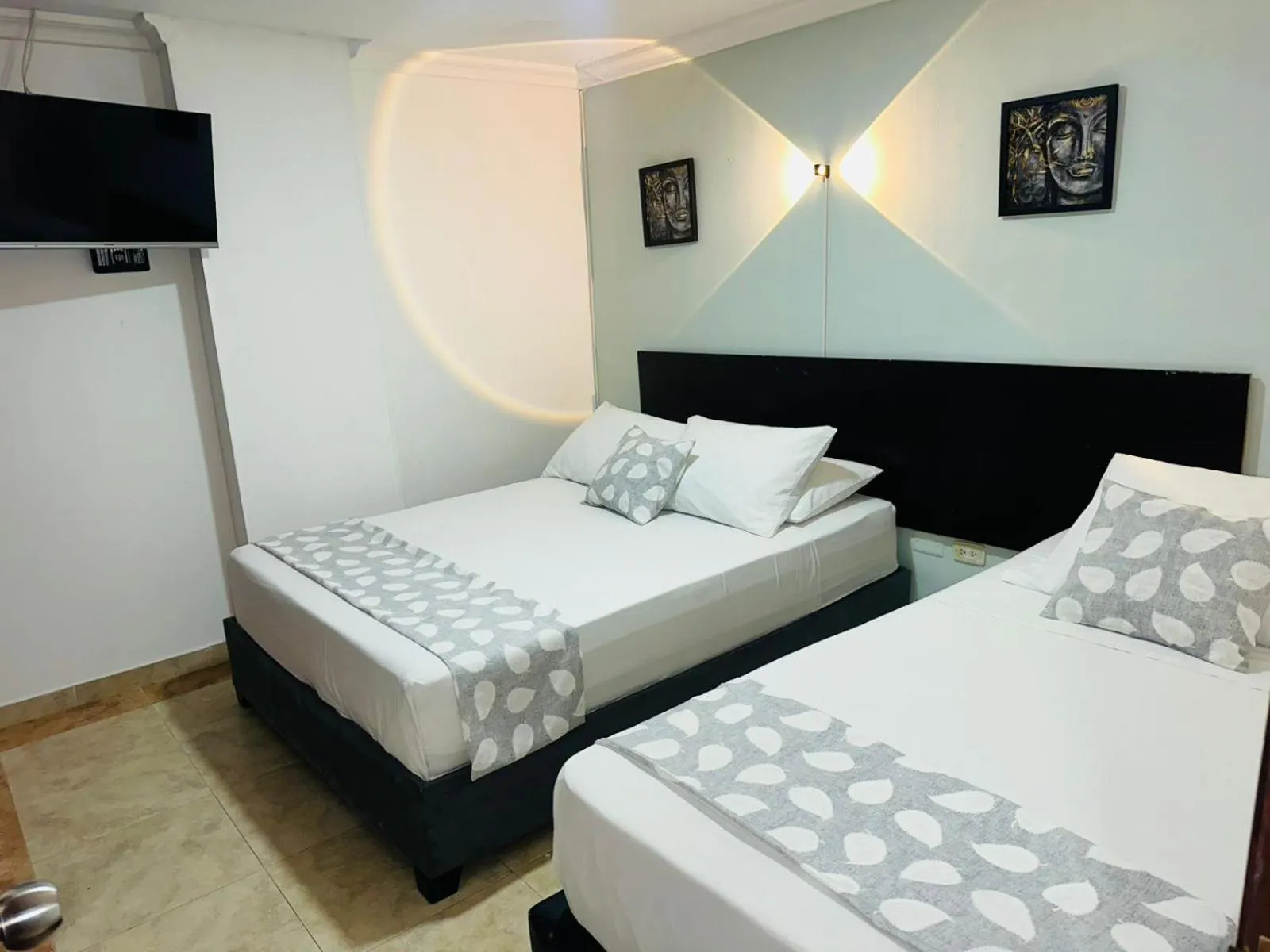 Bed in Hotel Marie Real Cartagena