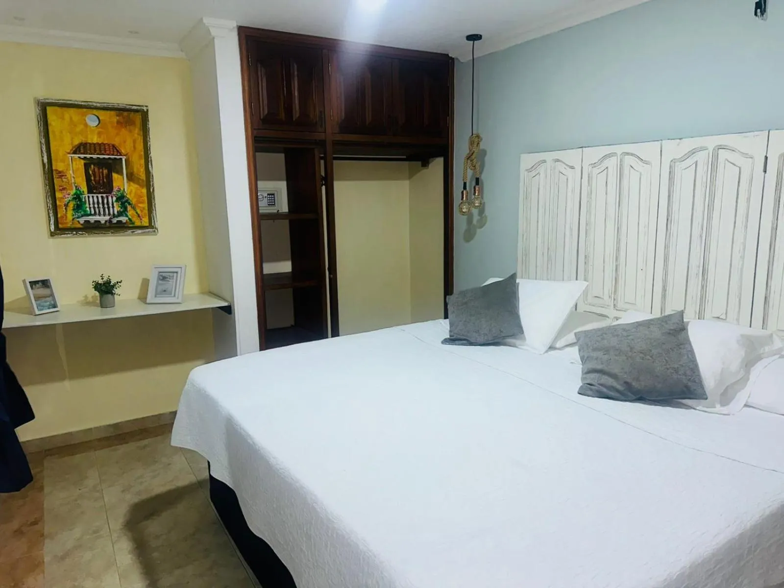 Bed in Hotel Marie Real Cartagena