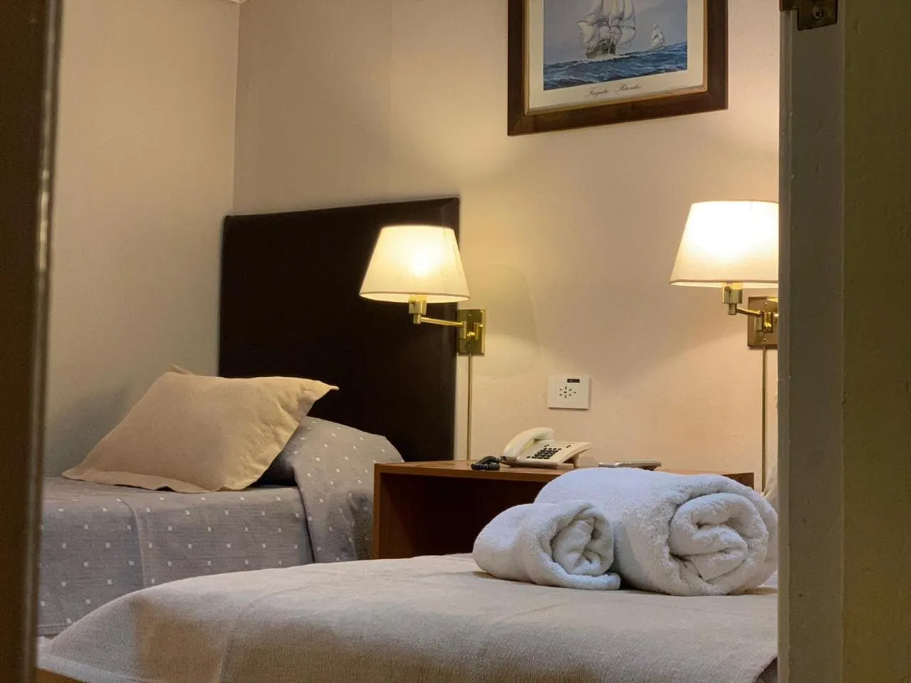 Bed in Hotel Nórdico by Nordic