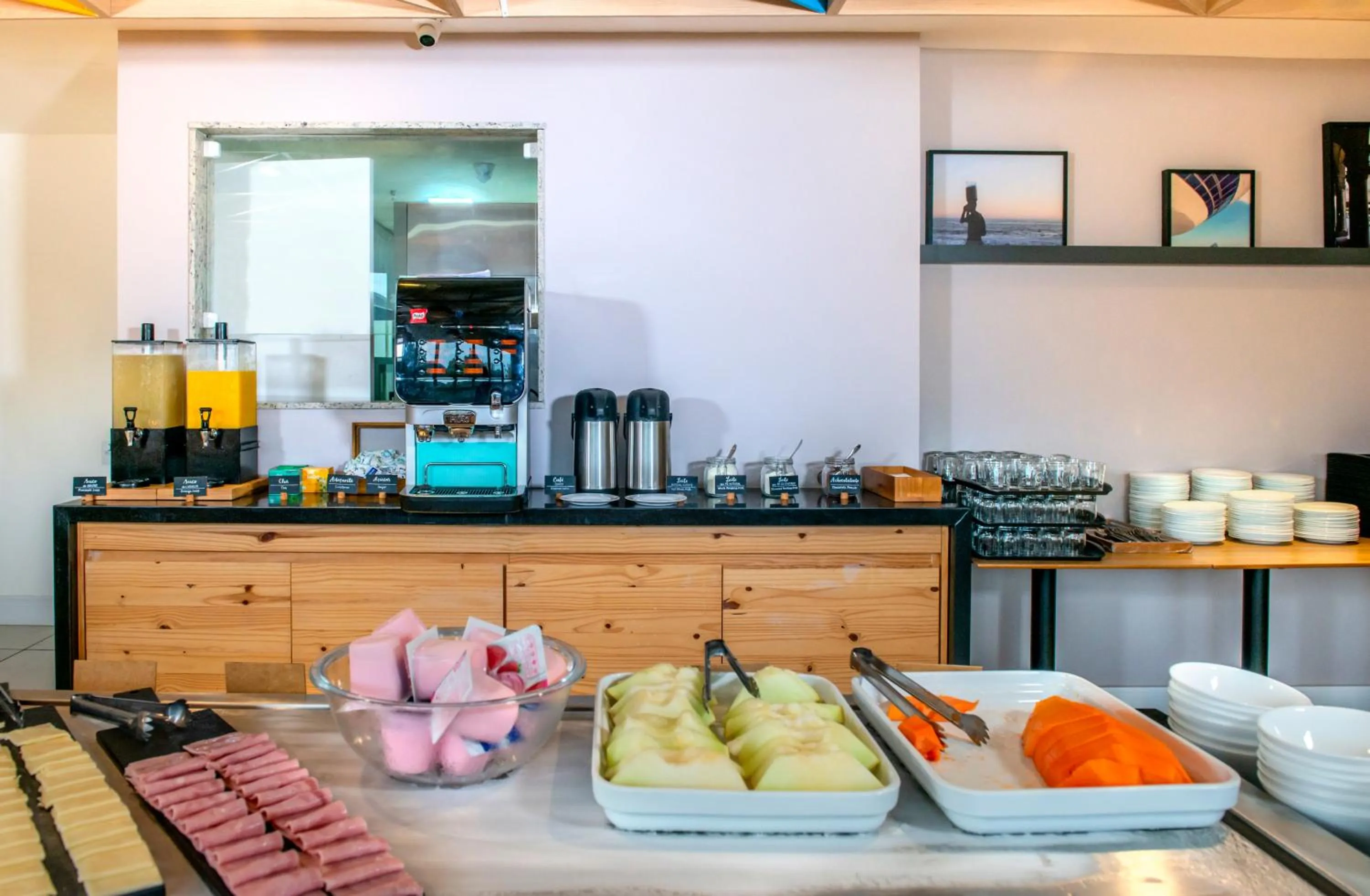 Buffet breakfast in B&B HOTEL Rio de Janeiro Norte